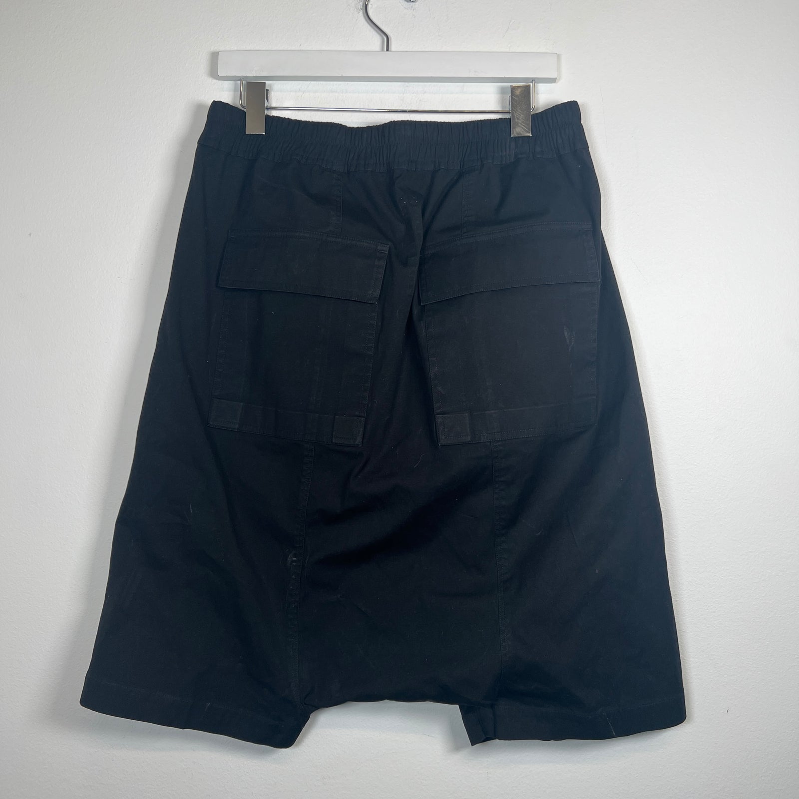 Rick Owens Black Pod Shorts Size 34