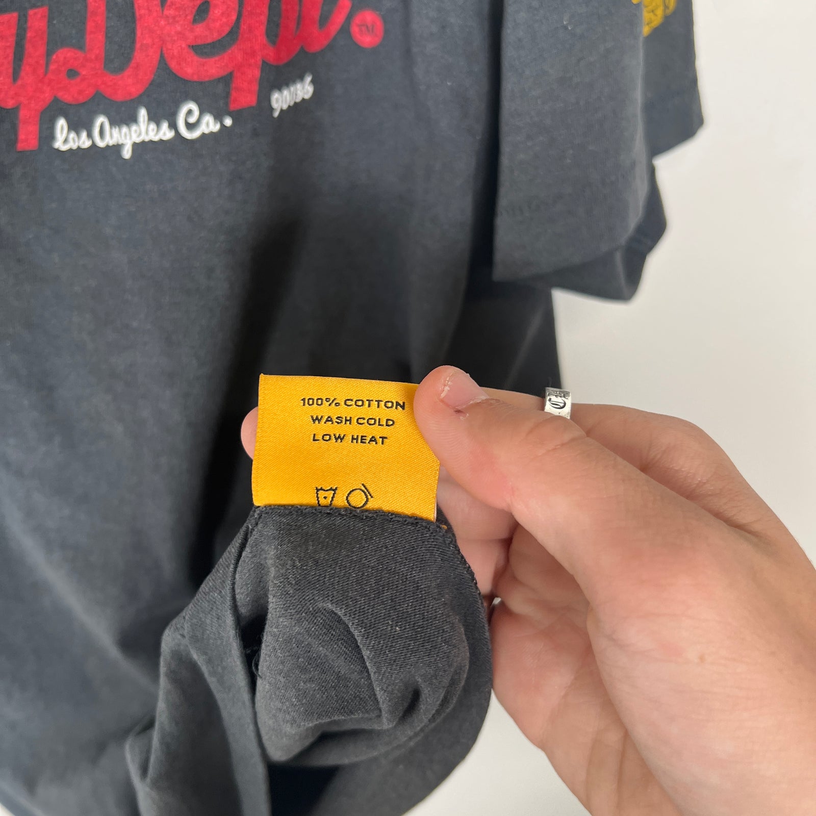 Gallery Dept Black Mechanic Tee Size S