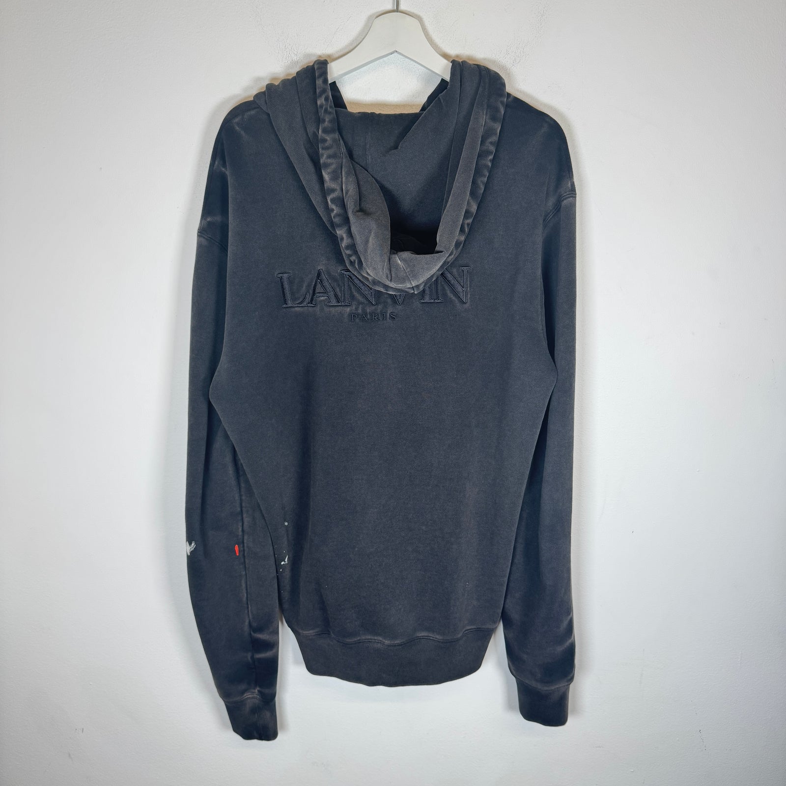 Gallery Dept x Lanvin Black Zip-Up Hoodie Size XL
