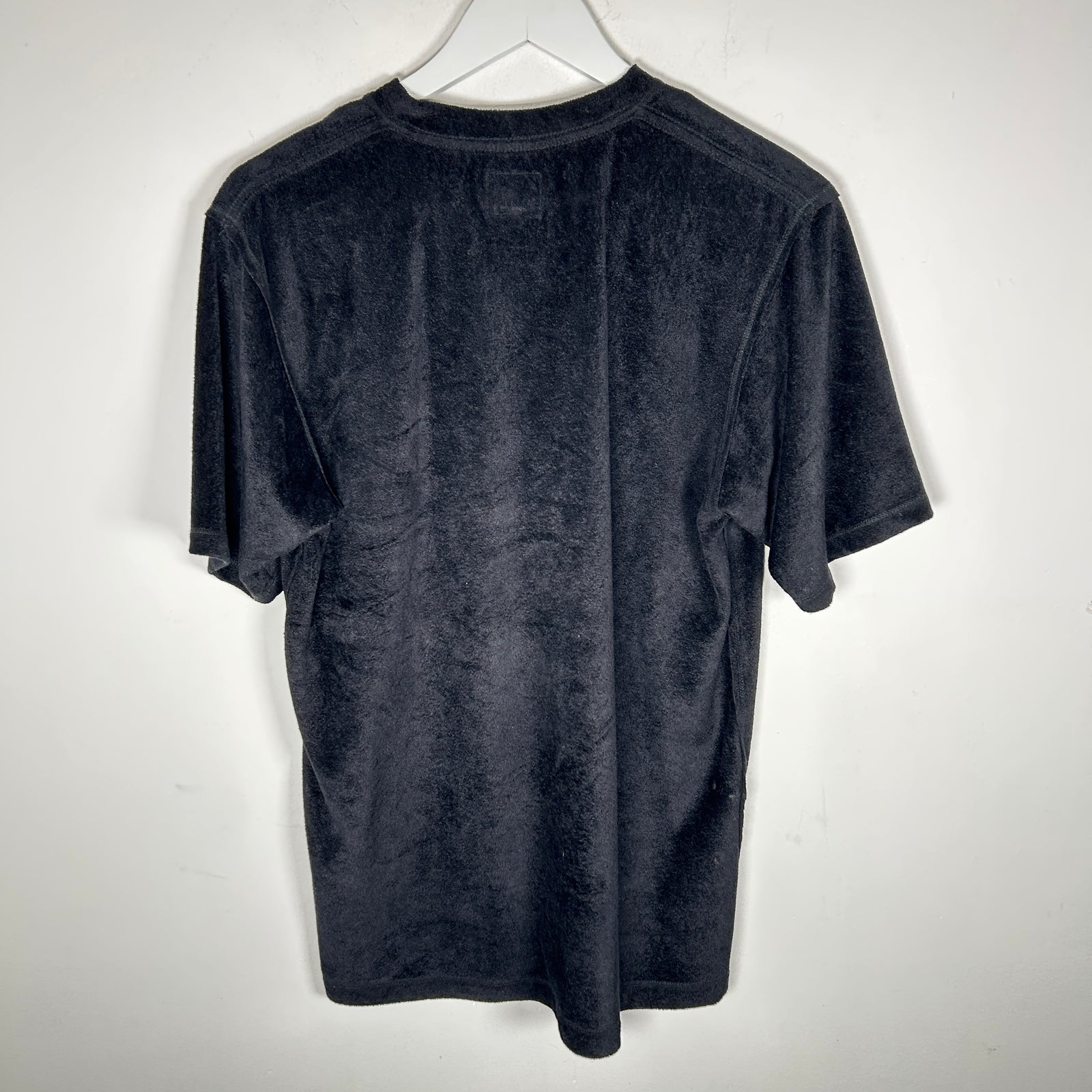 Needles Black Towel Logo Pocket T-Shirt Size S