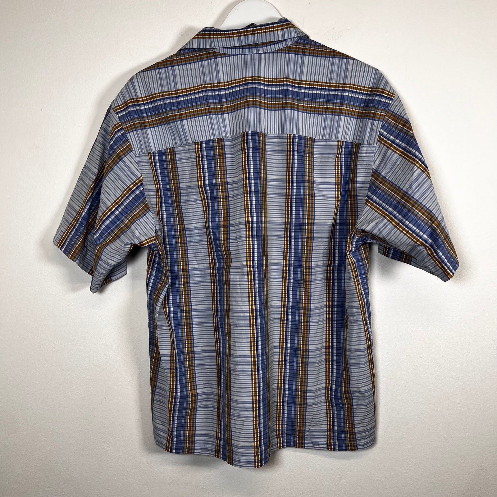 Marni Blue/Yellow Striped Shirt Size S