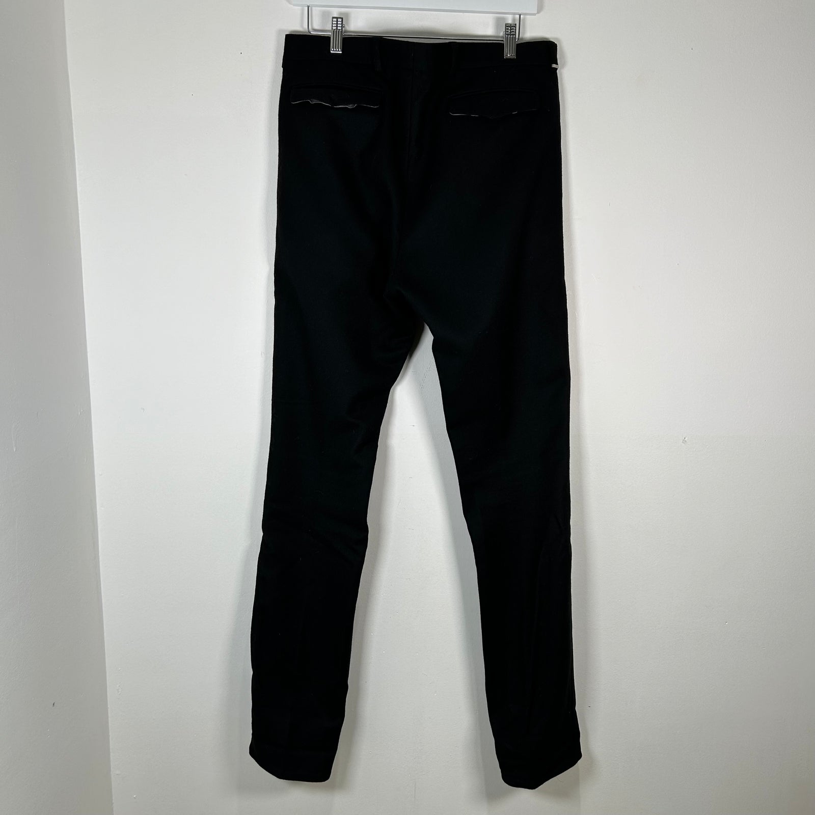 Dior Black Wool Dress Pants Size 48