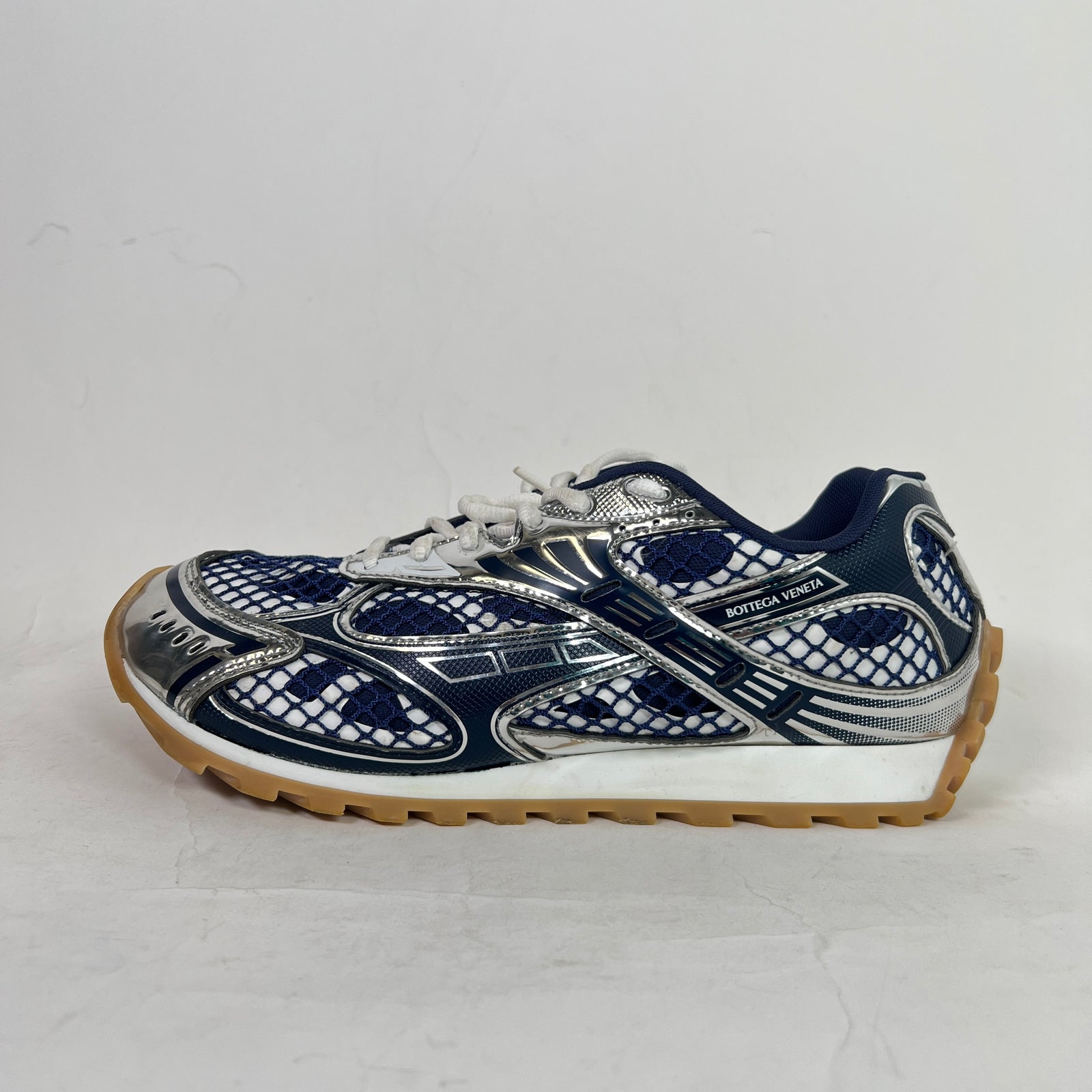 Bottega Veneta Navy Orbit Sneaker Size 43