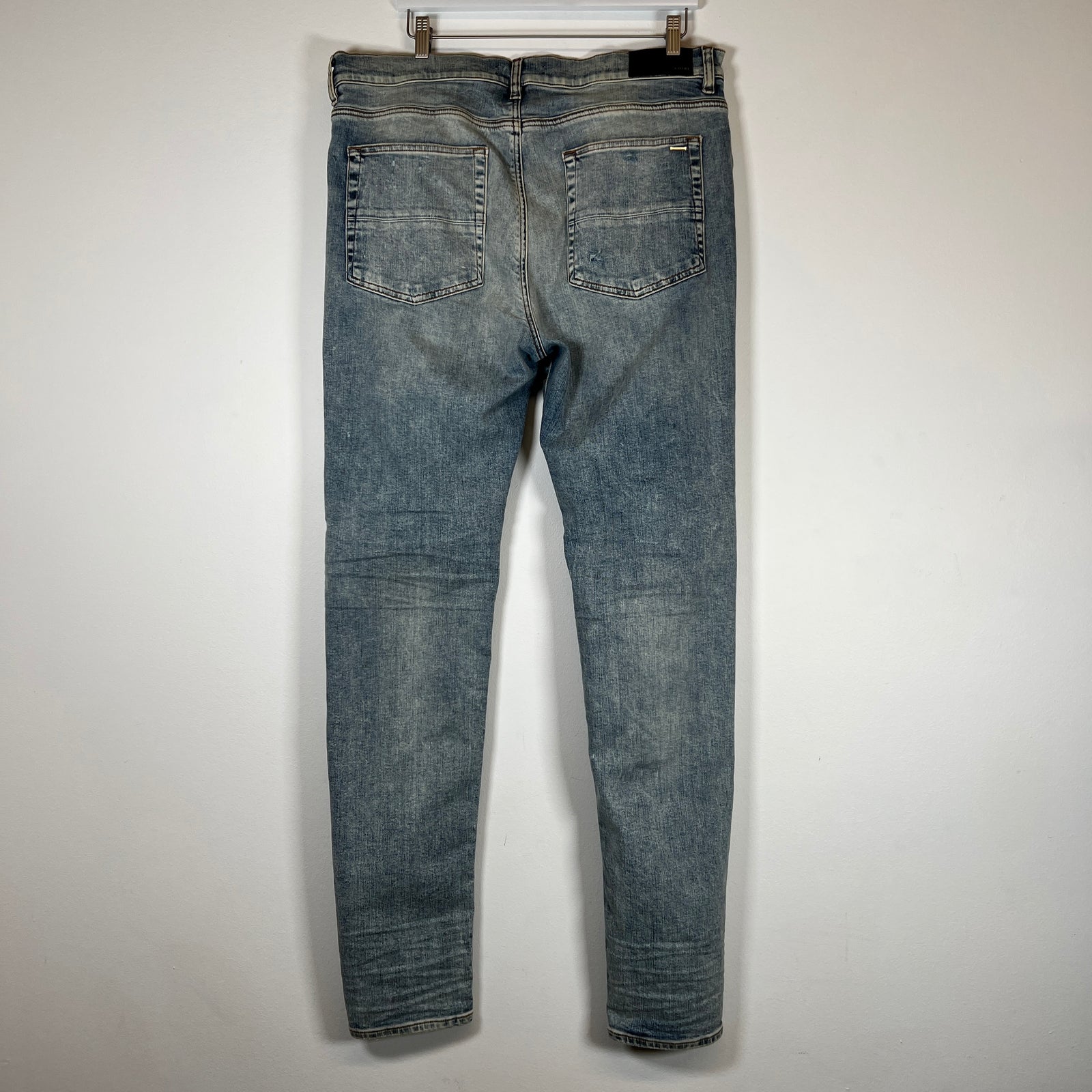 Amiri Mx-1 Blue Patch Jeans Size 40