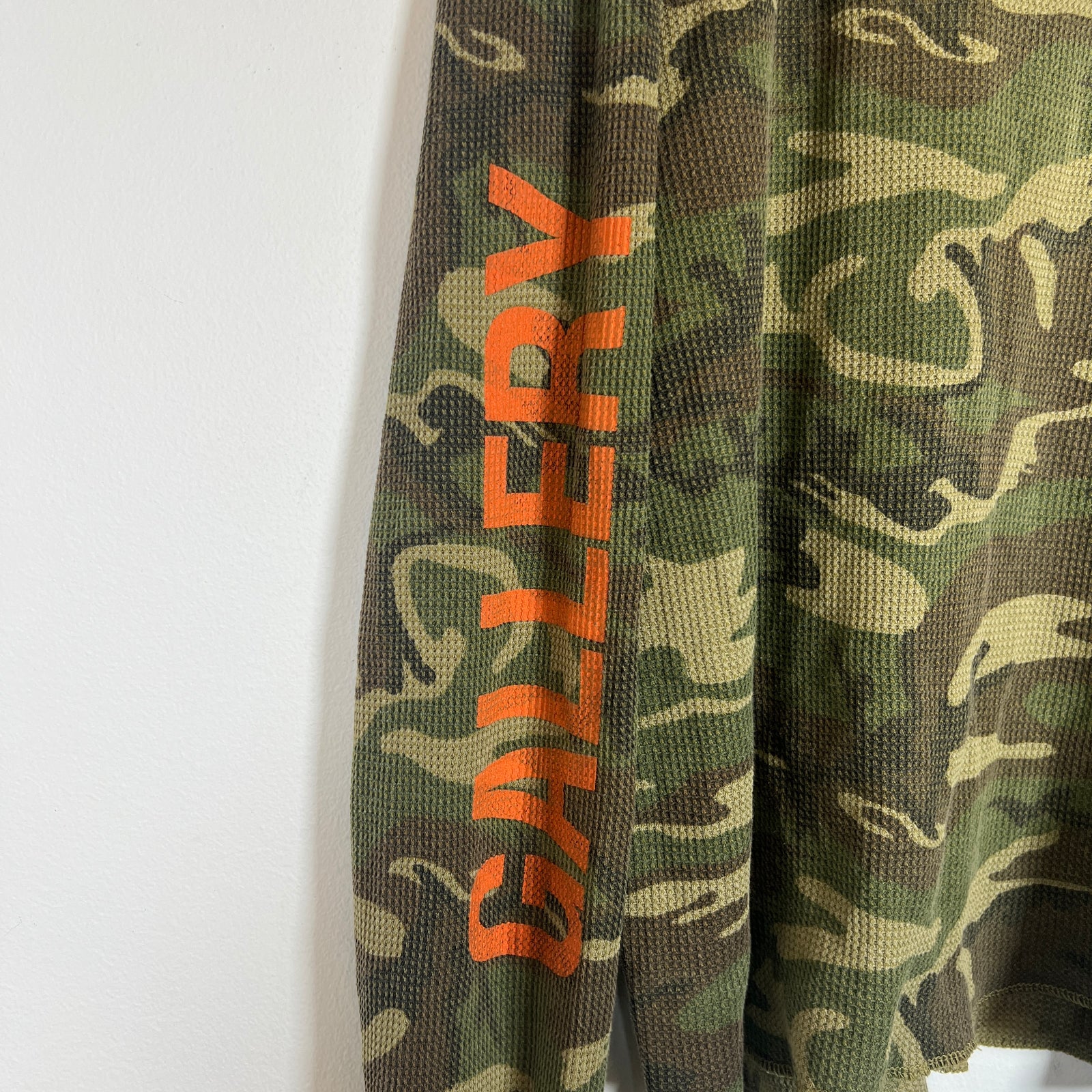Gallery Dept Camo Thermal Longsleeve Size L