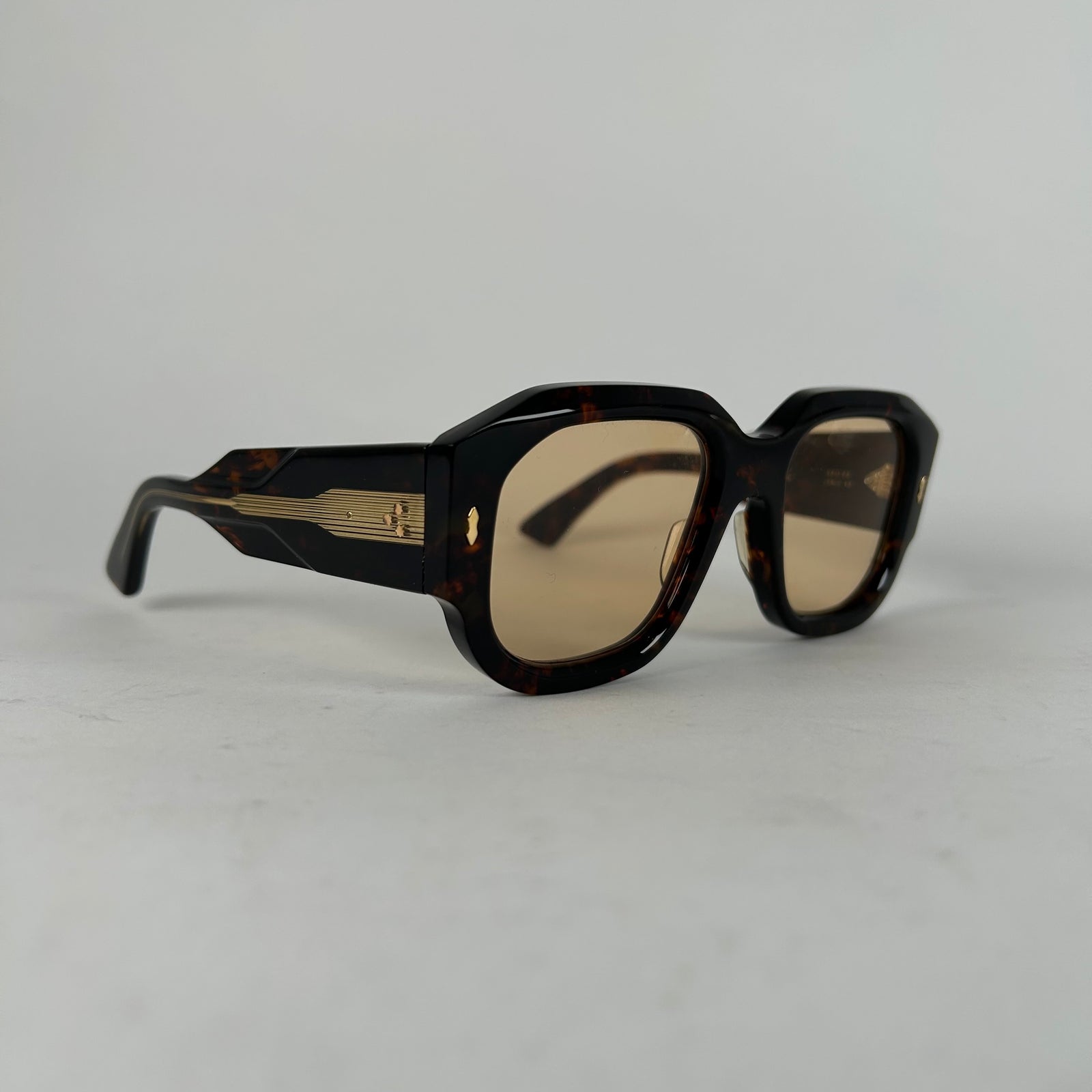 Jacques Marie Mage Tortoise 'Lacy' Sunglasses