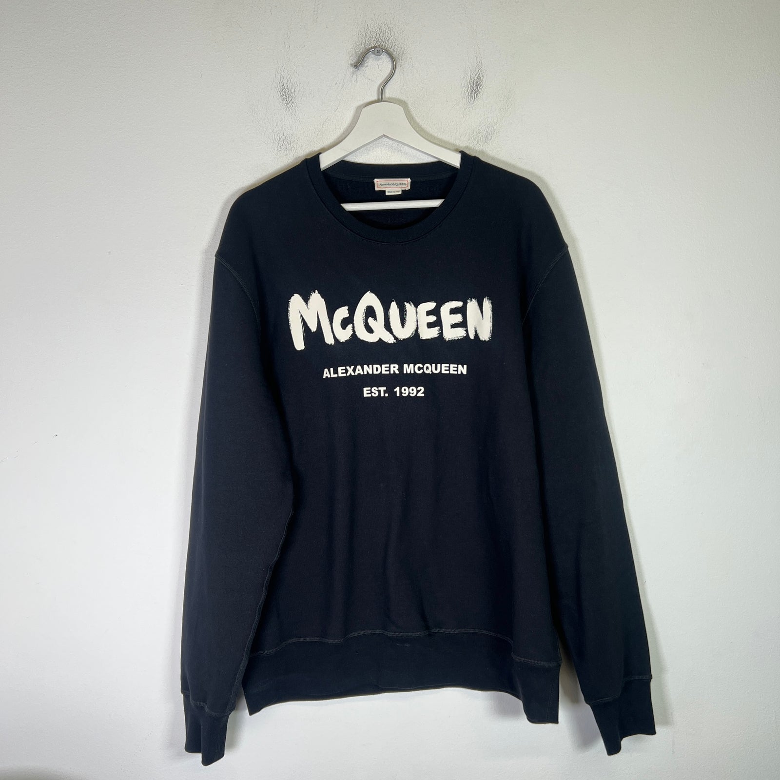 Alexander McQueen Graffiti Crewneck Sweatshirt