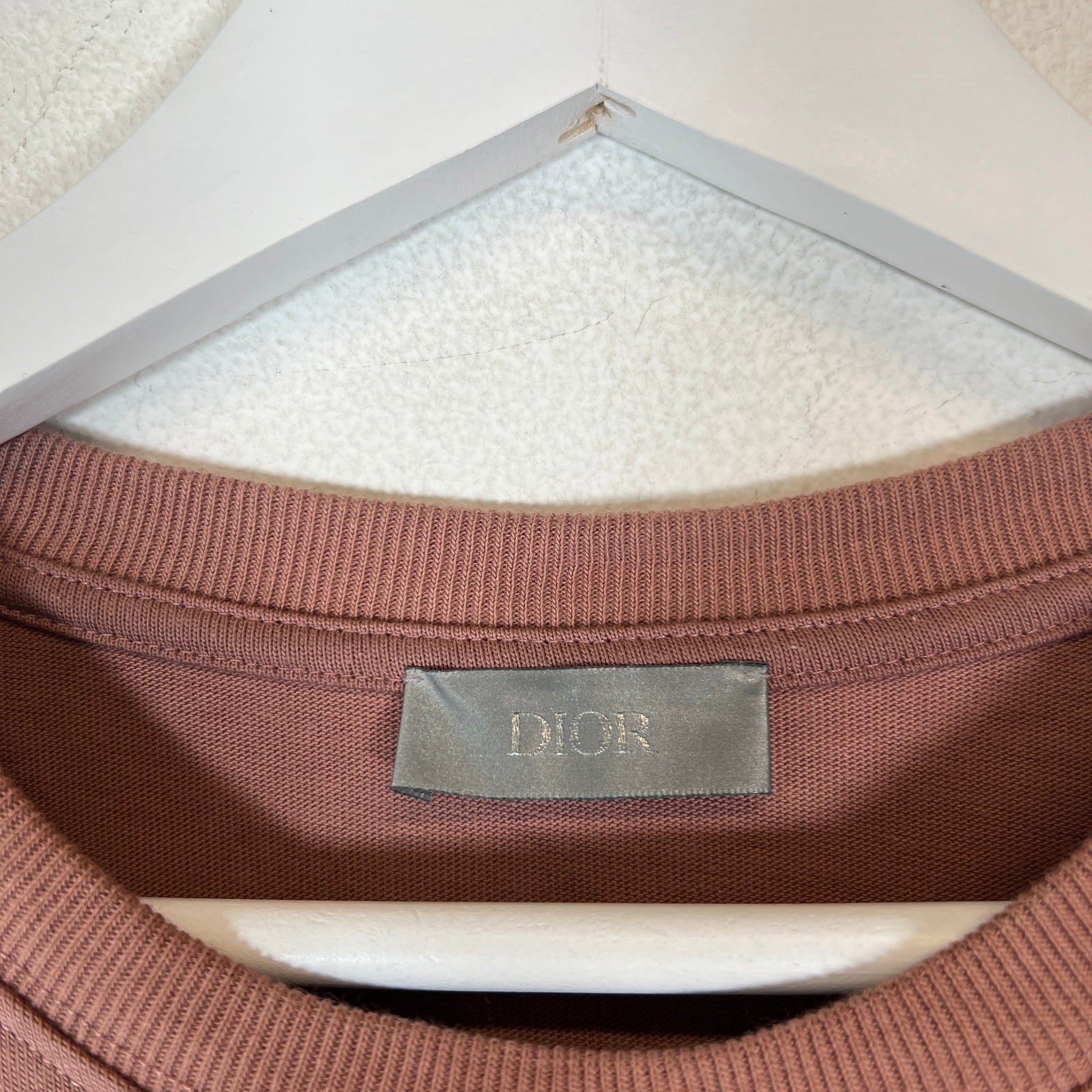 Dior Pink CD Icon Logo T-Shirt Size L