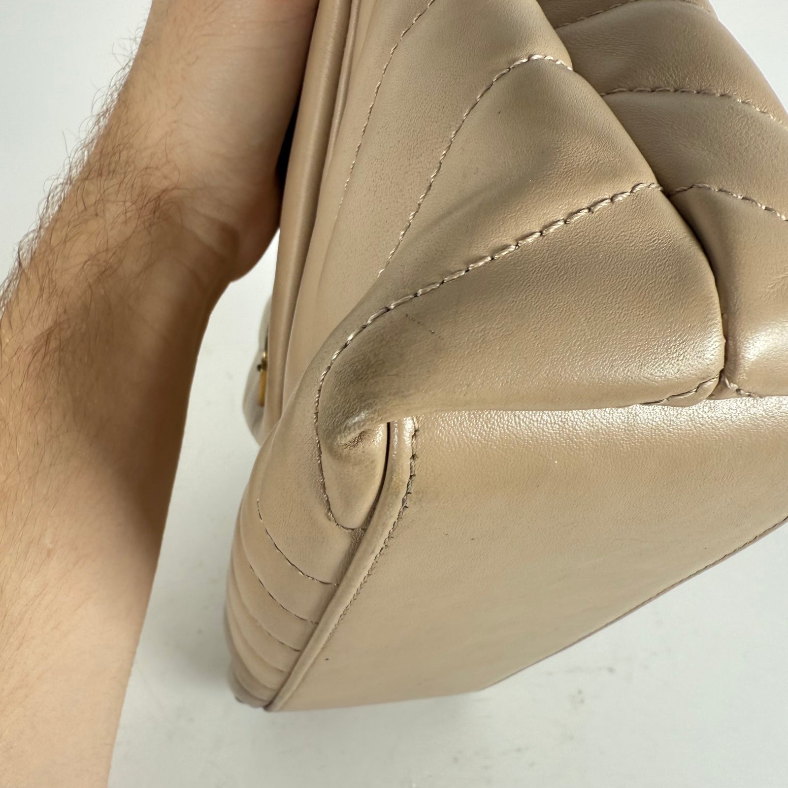 Saint Laurent LouLou Matelasse Chevron Shoulder Bag