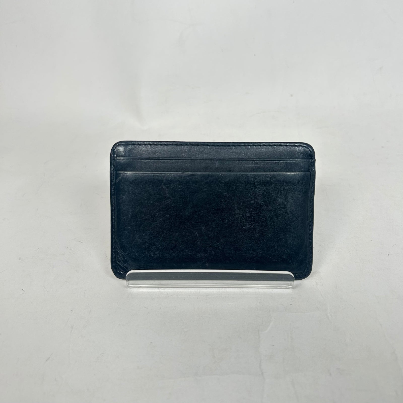 Chanel Black Combon Quilted Card Holder