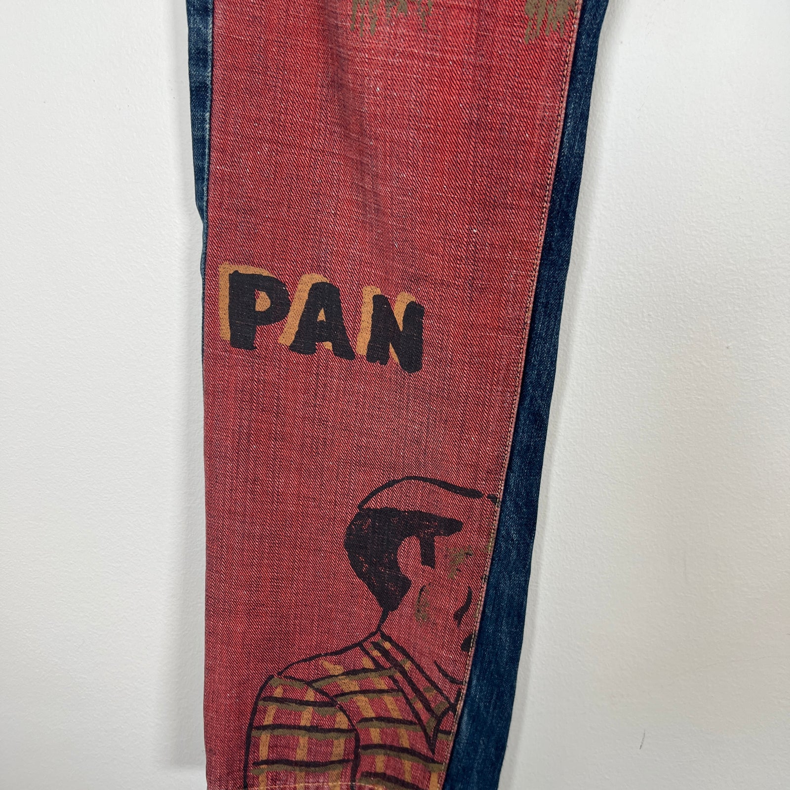 Comme Des Garcons Cuba Painted Denim Jeans Size Small