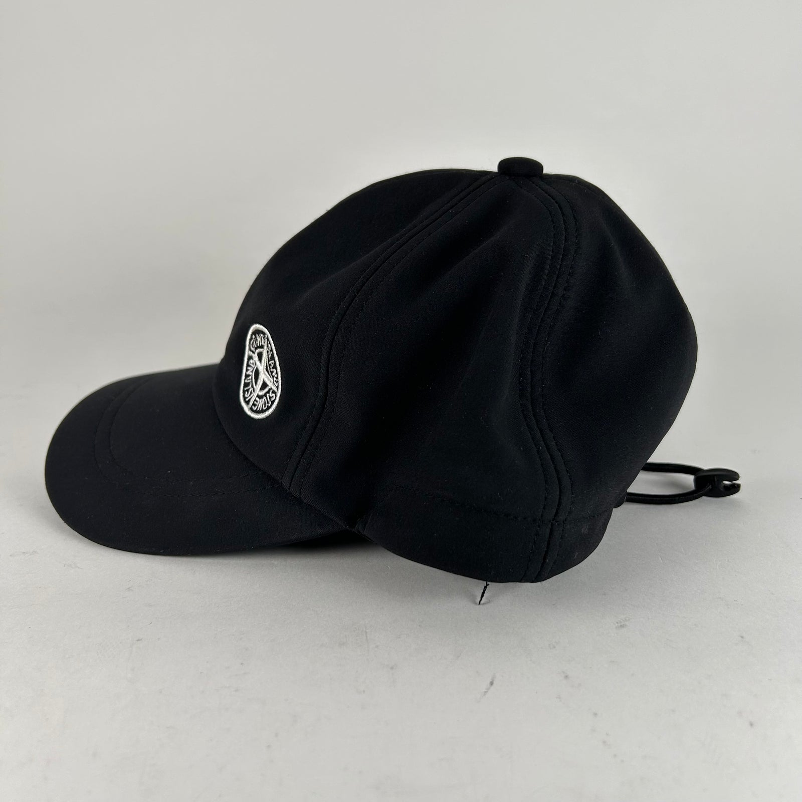 Stone Island Black Logo Hat