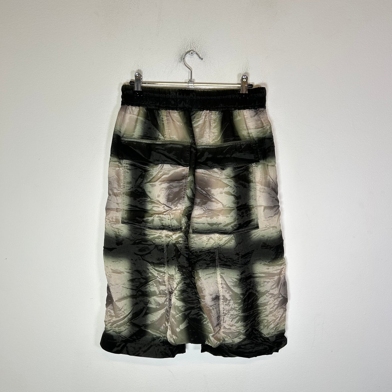 Rick Owens EDFU SS23 Plaid Silk Shorts