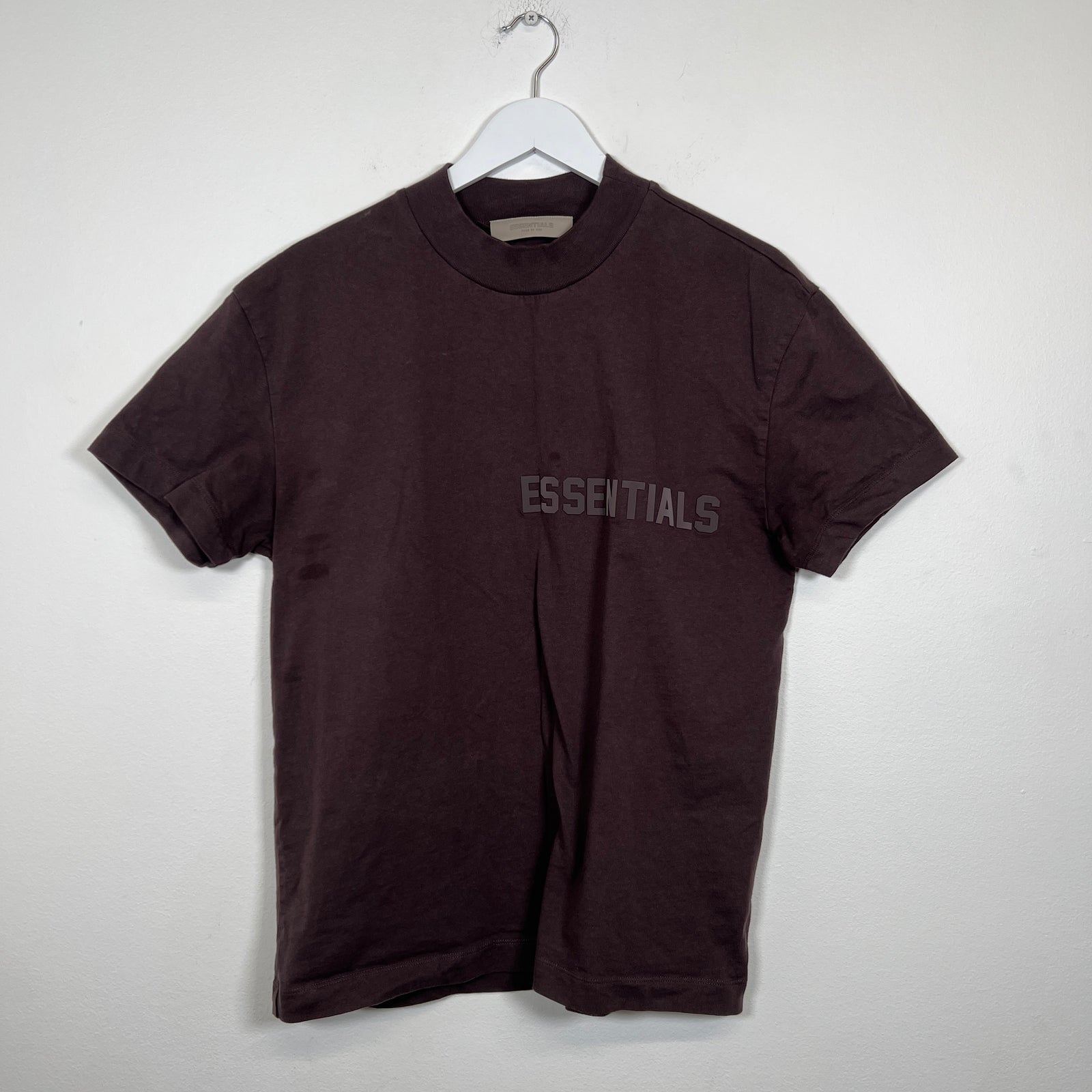 Essentials Brown Tee Size XS