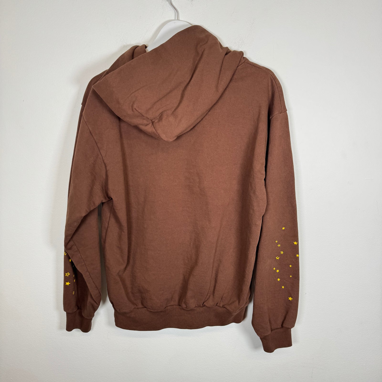 Sp5der Brown/Pink Web Hoodie Size M