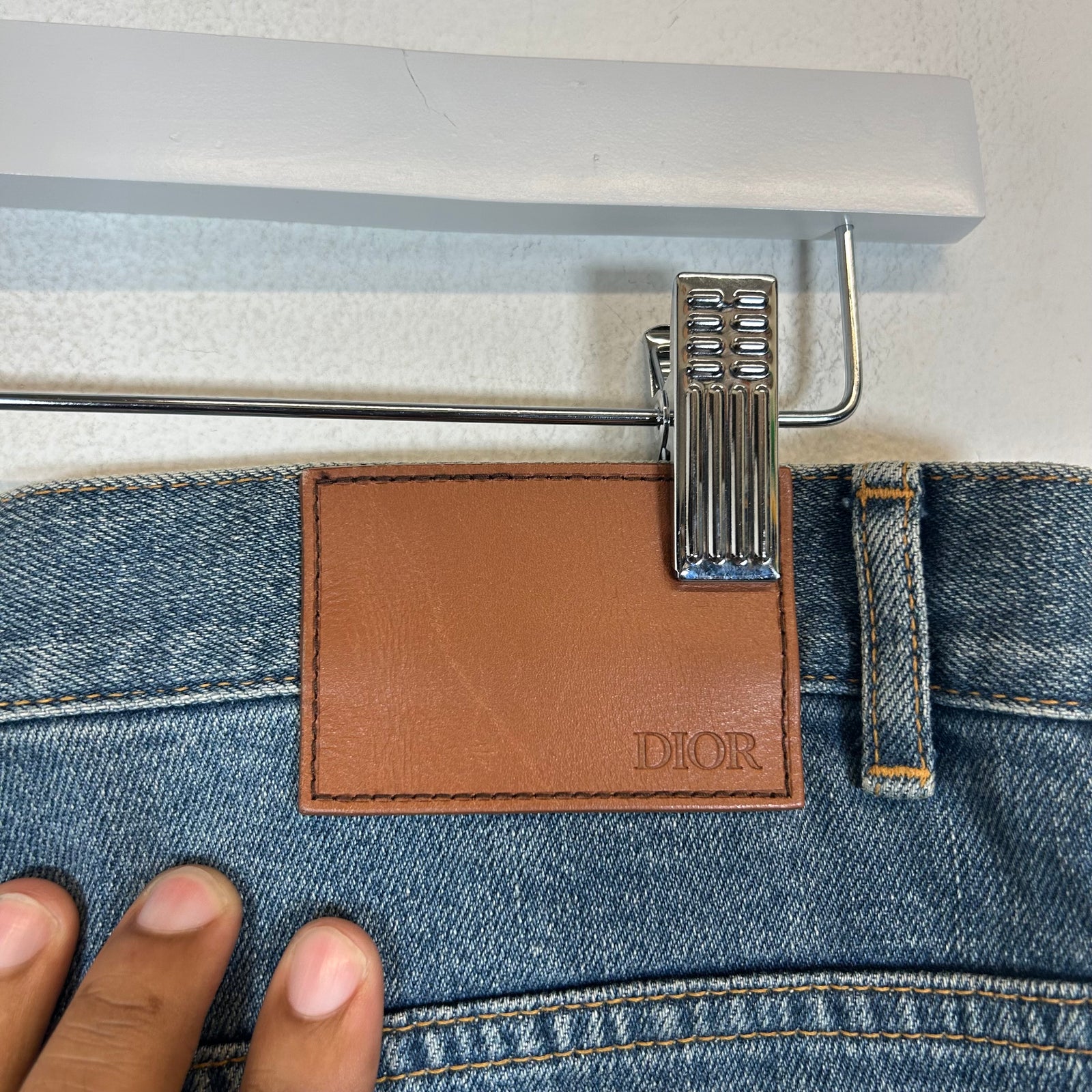 Dior x Kenny Scharf Lightwash CD Patch Jeans Size 30