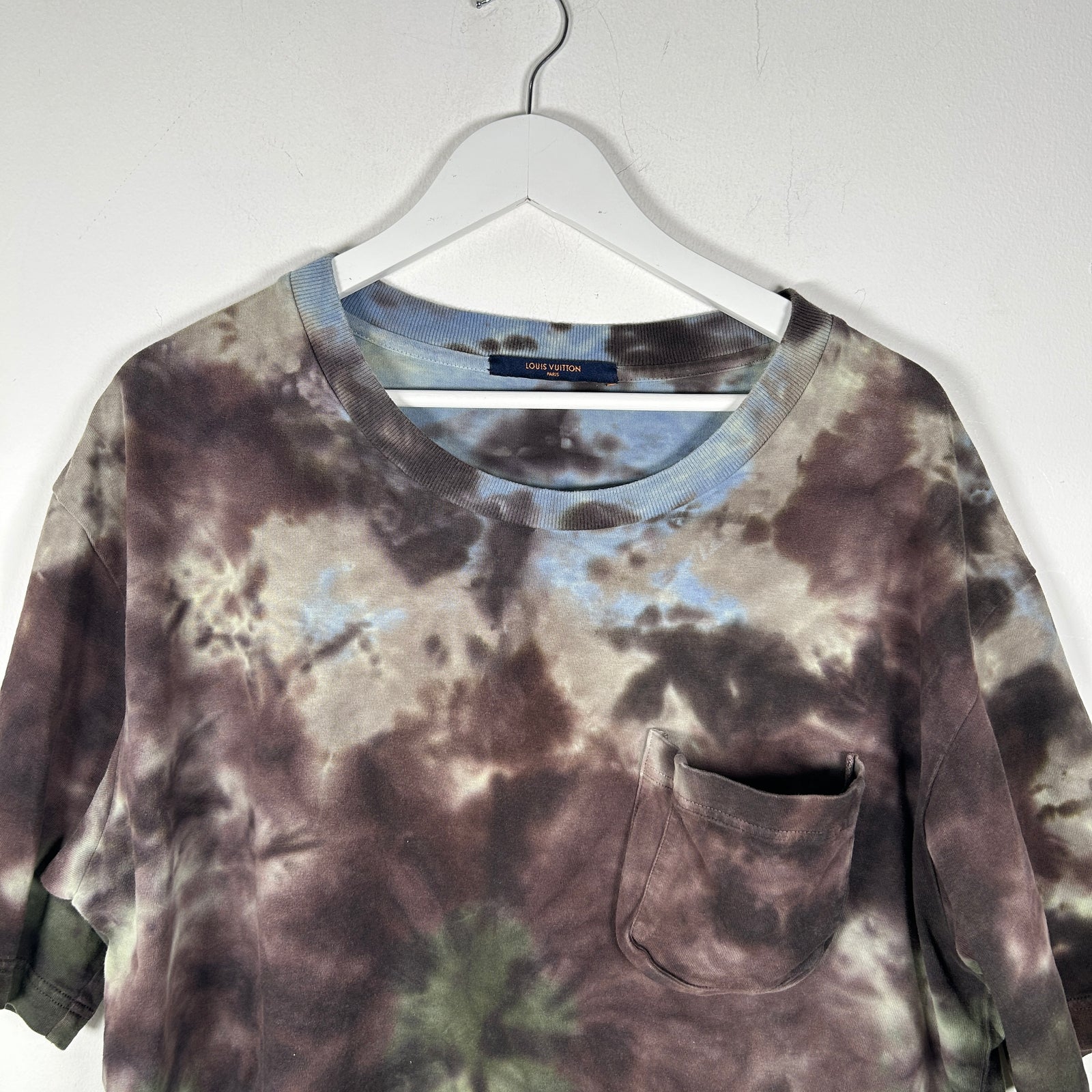 Louis Vuitton 3D Pocket Tye Dye Camo T-Shirt Size XL