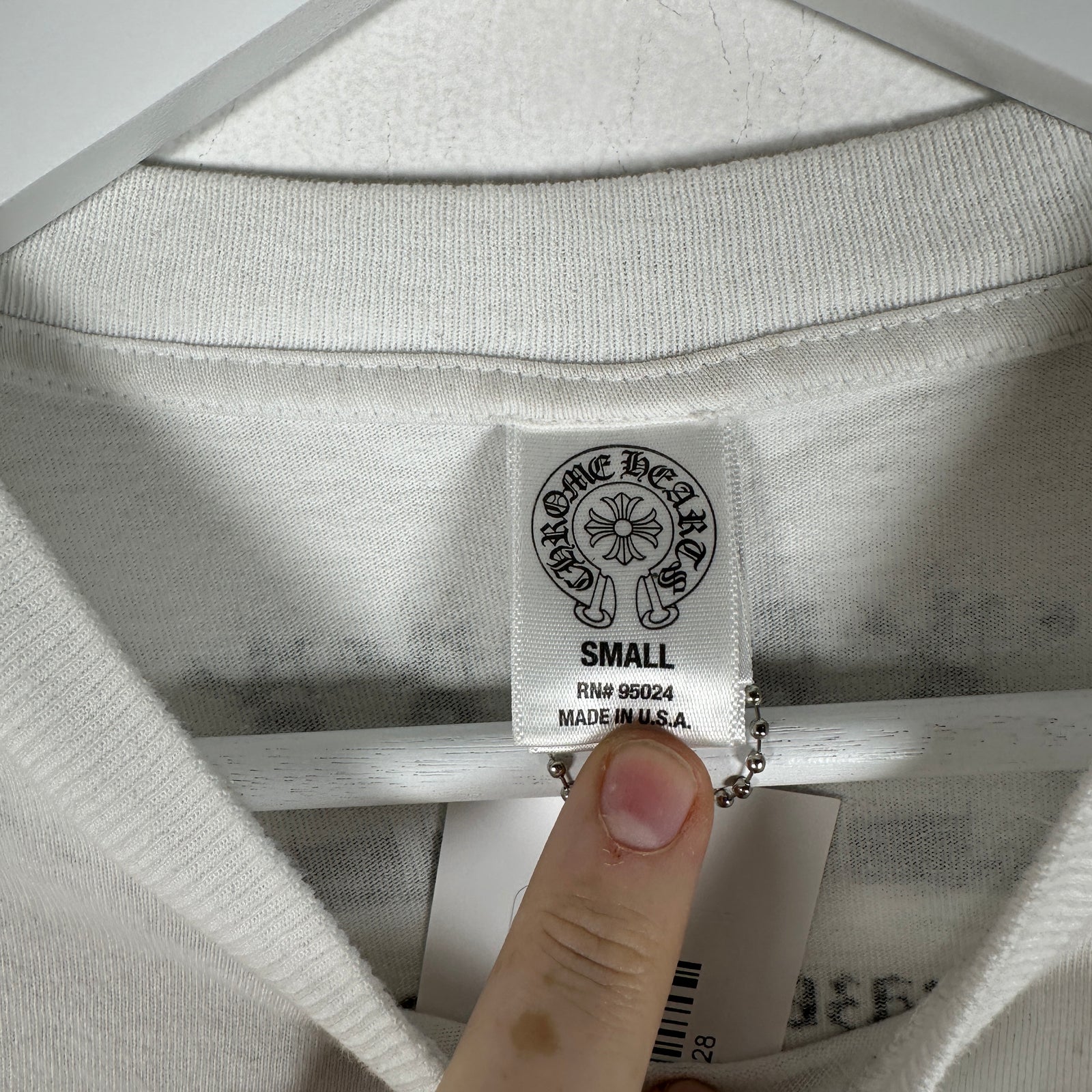 Chrome Hearts x Joe Foti Cow's Graze White Graphic T-Shirt Size S