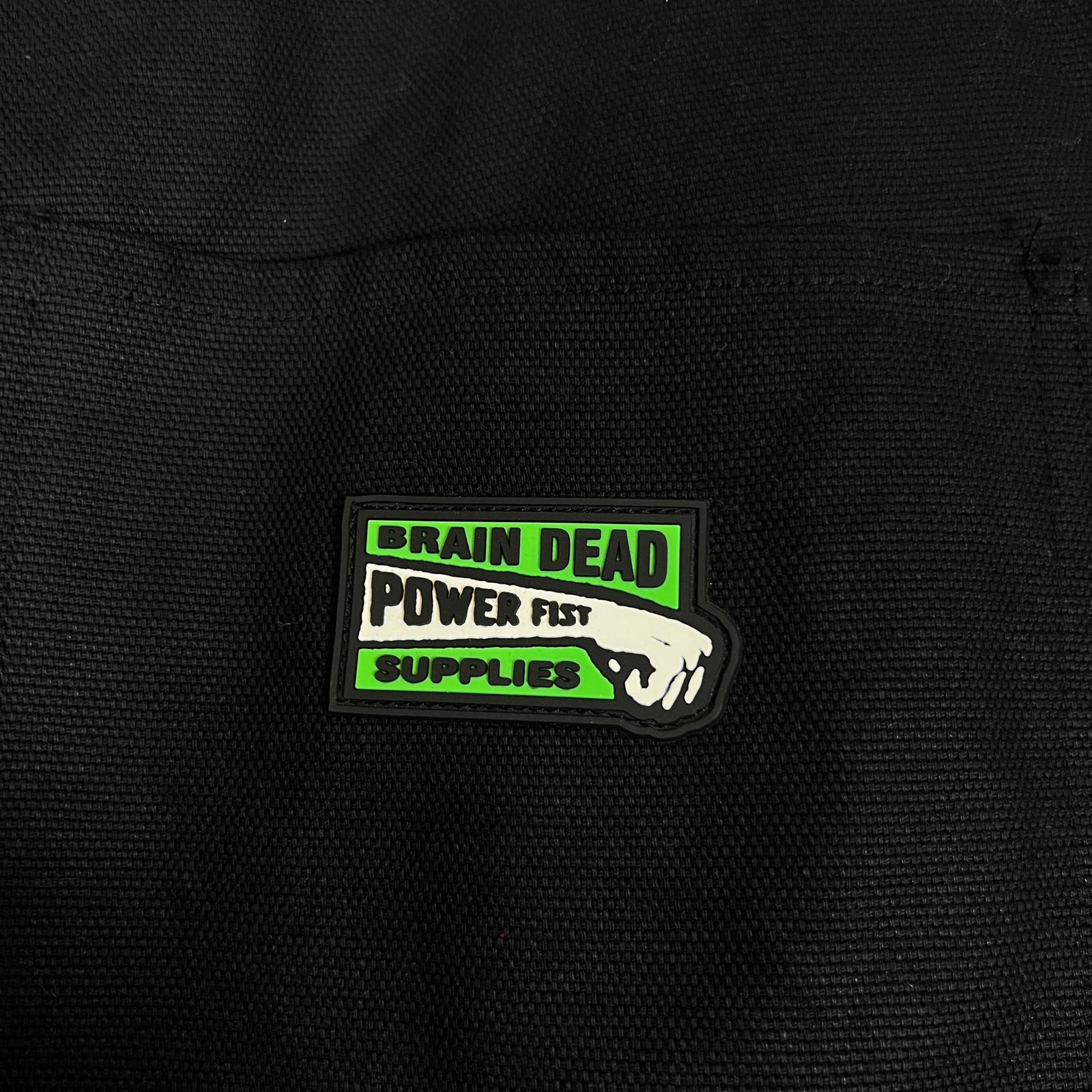 Brain Dead Black Printed Canvas Carpenter Pants Size XL