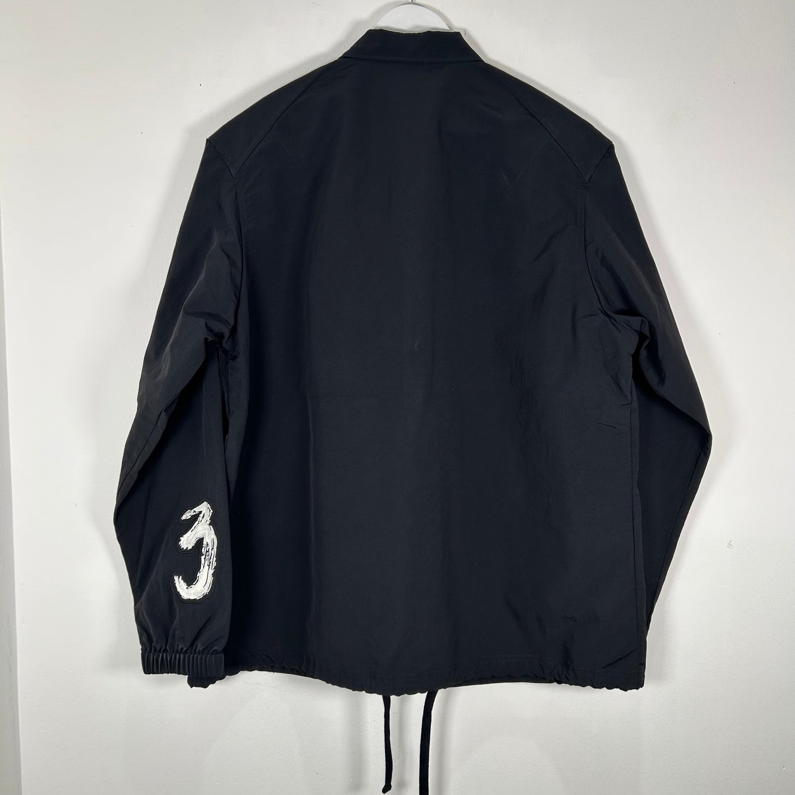 Y-3 Black 'Y' Windbreaker Jacket Size M