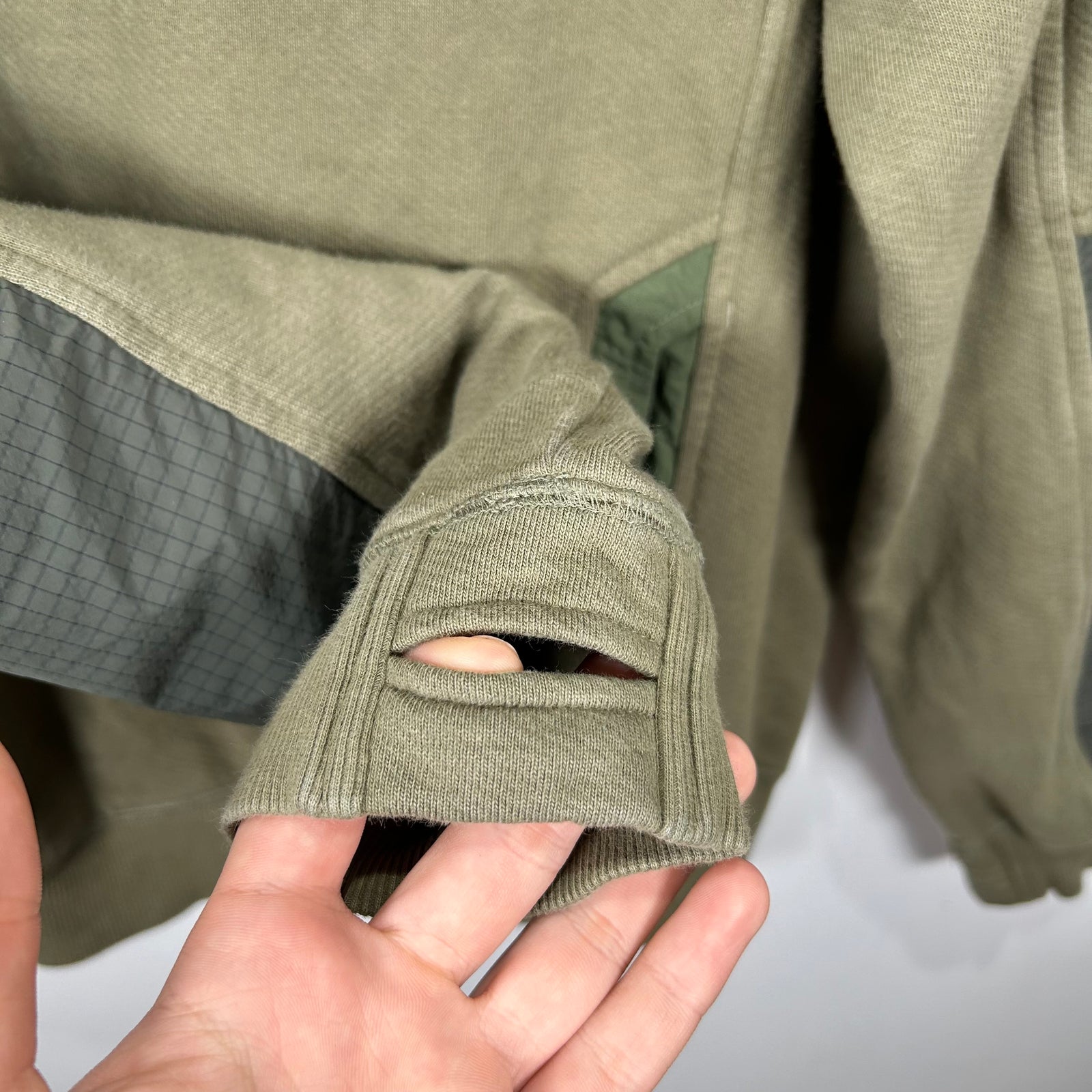 Maharishi Green Hybrid Crewneck Size M
