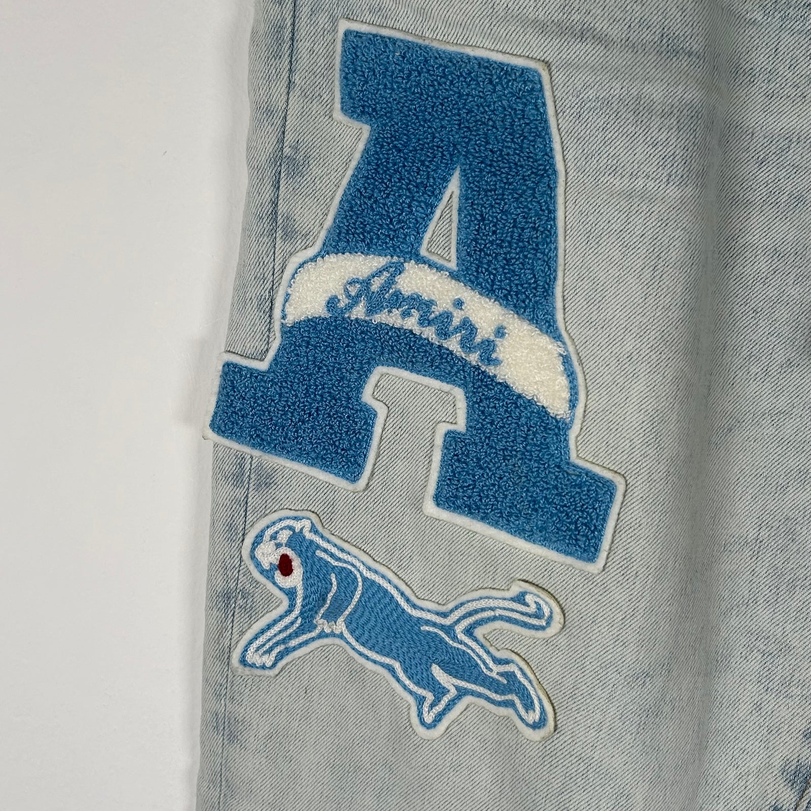 Amiri Tiger Blue Jeans Size 33