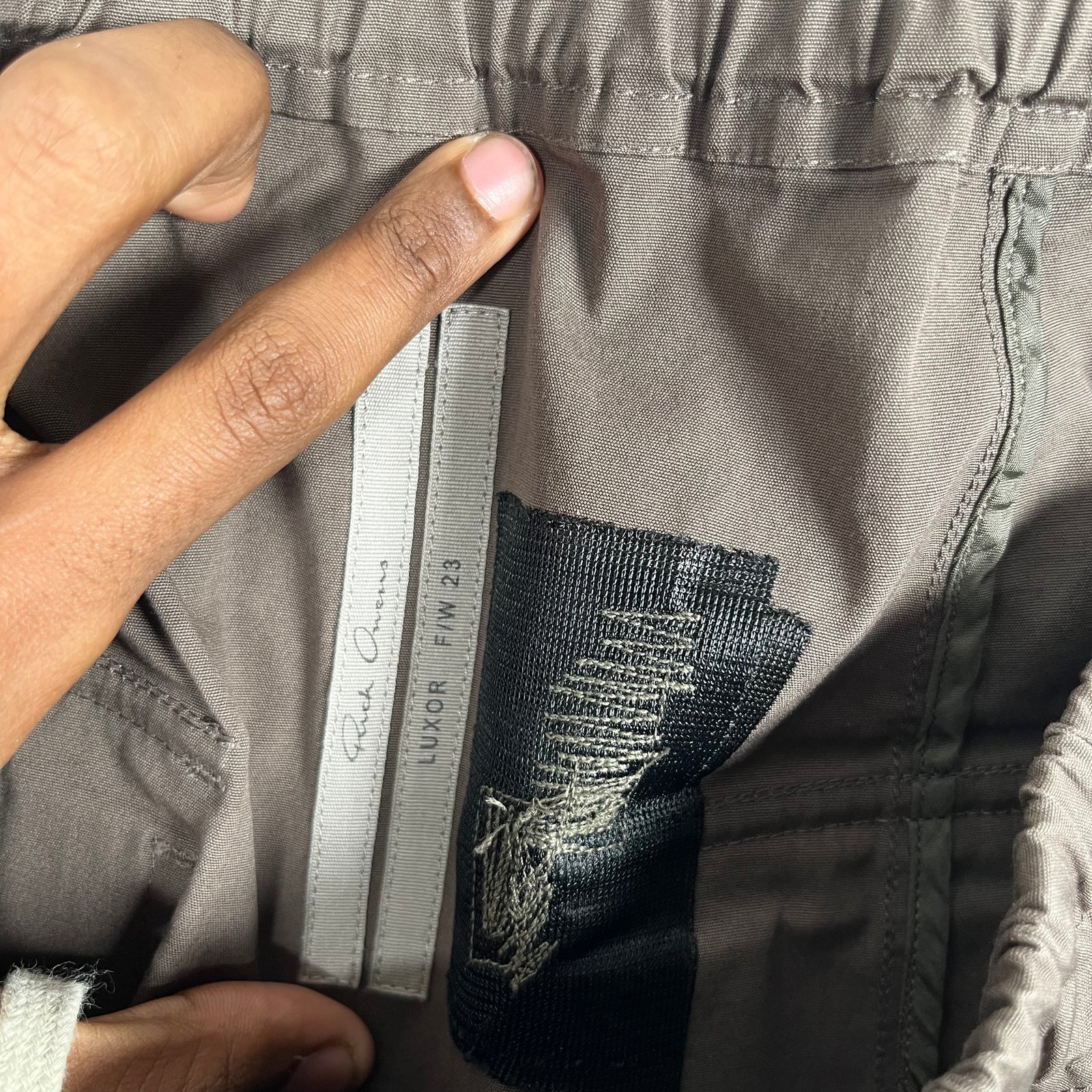 Rick Owens Dust Bela Cargo Pod Short Size Large