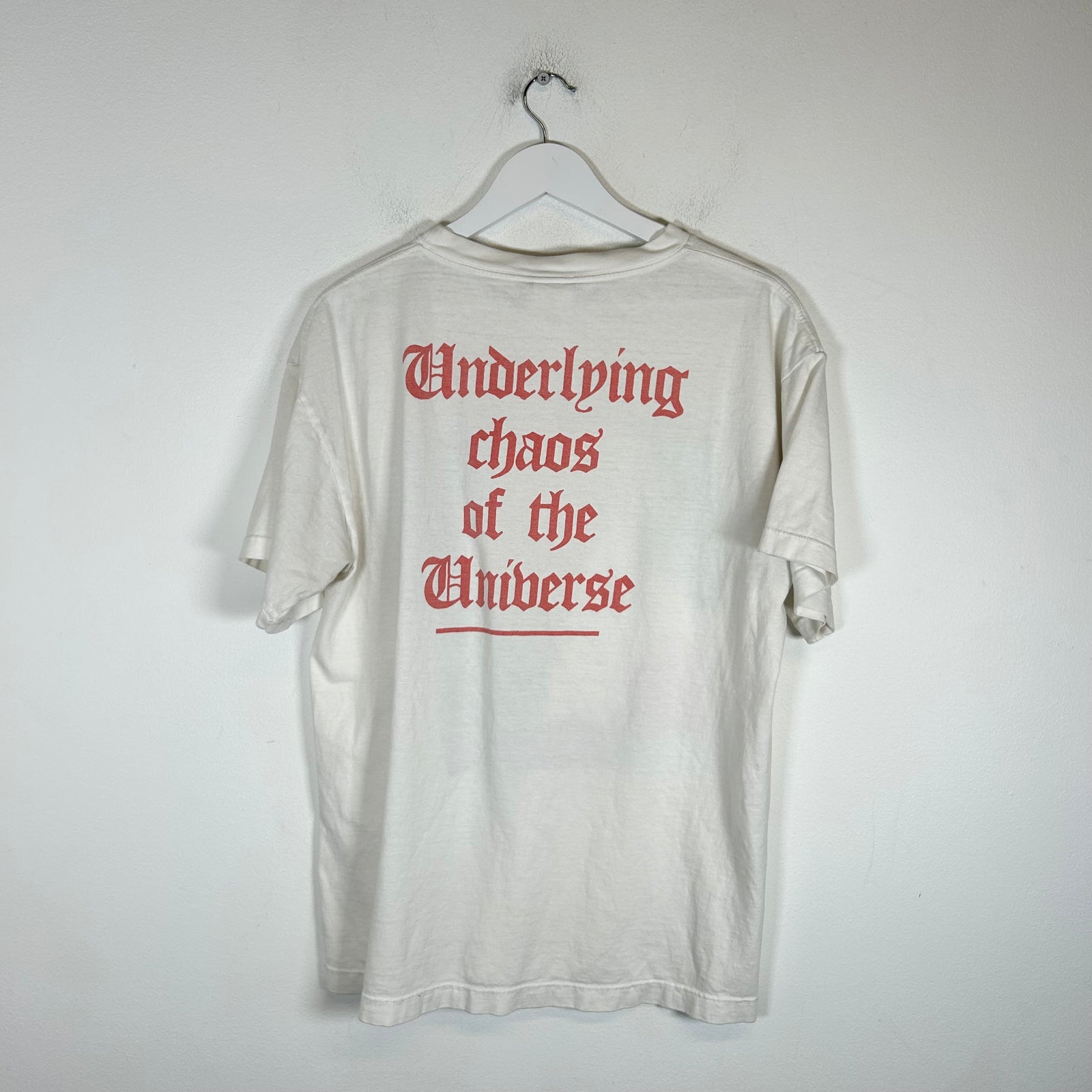 Saint Michael White Underlying Chaos T-Shirt Size M