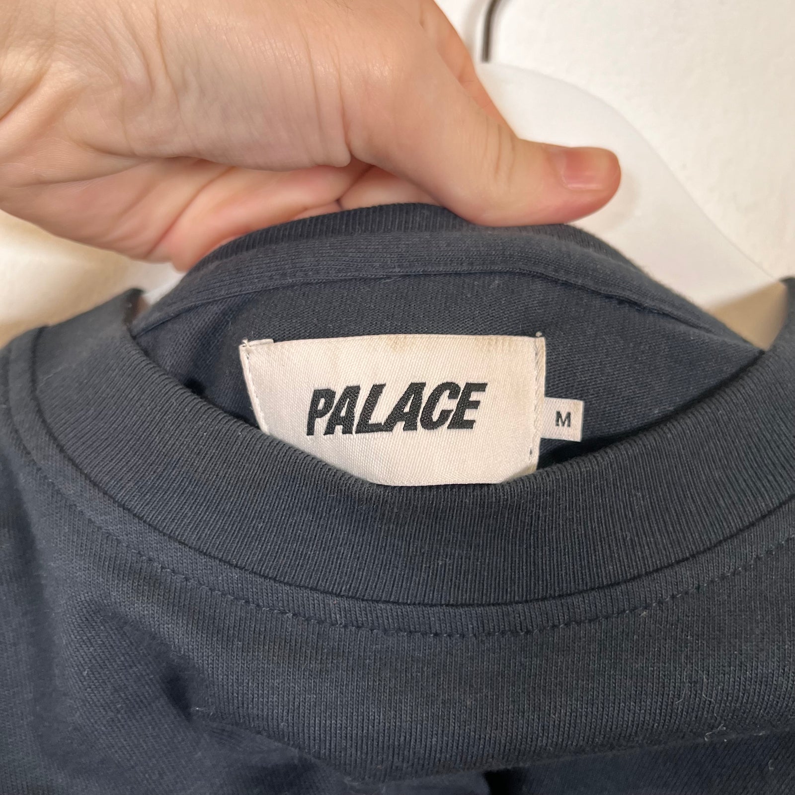 Palace Navy Spell-Out Alas Tee Size M