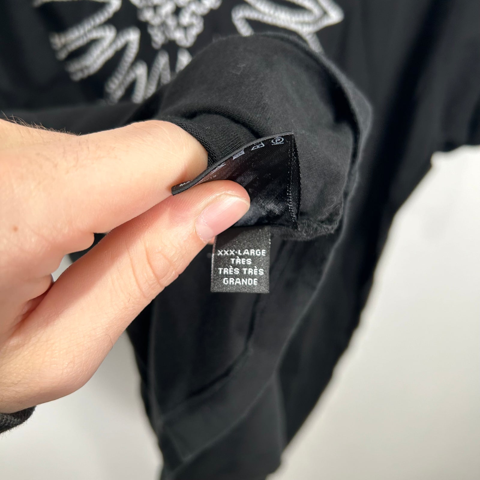 Amiri Flower Print Black T-Shirt Size XXL