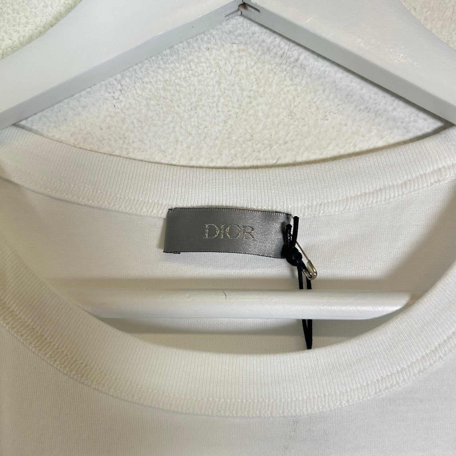Dior White CD Icon Logo T-Shirt