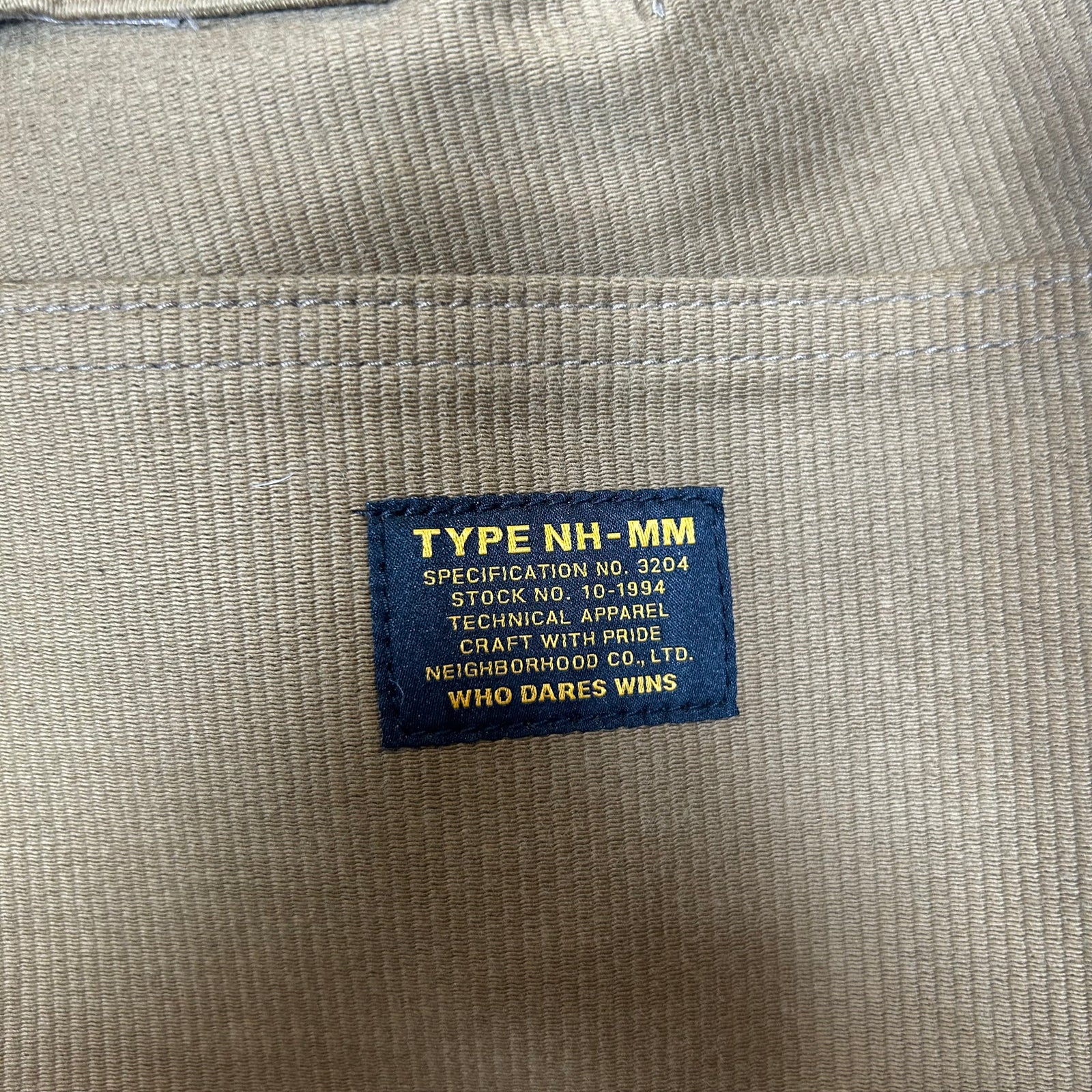 Neighborhood Taupe Corduroy Denim Size M