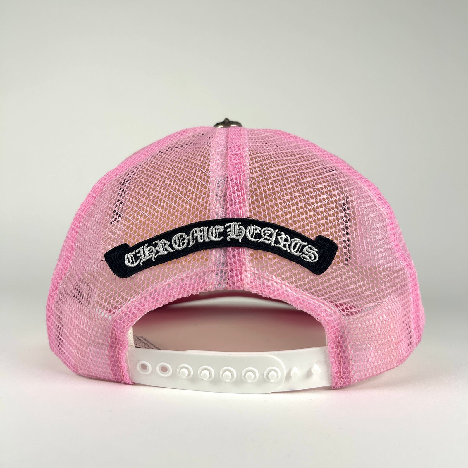 Chrome Hearts Pink Horseshoe Trucker Hat