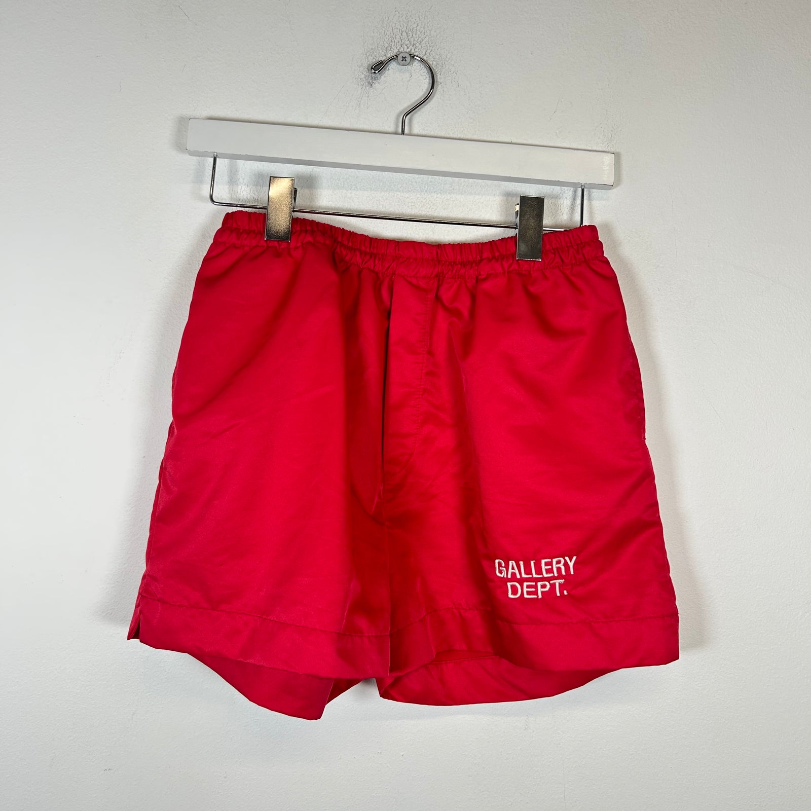 Gallery Dept Red Zuma Nylon Shorts Size XS