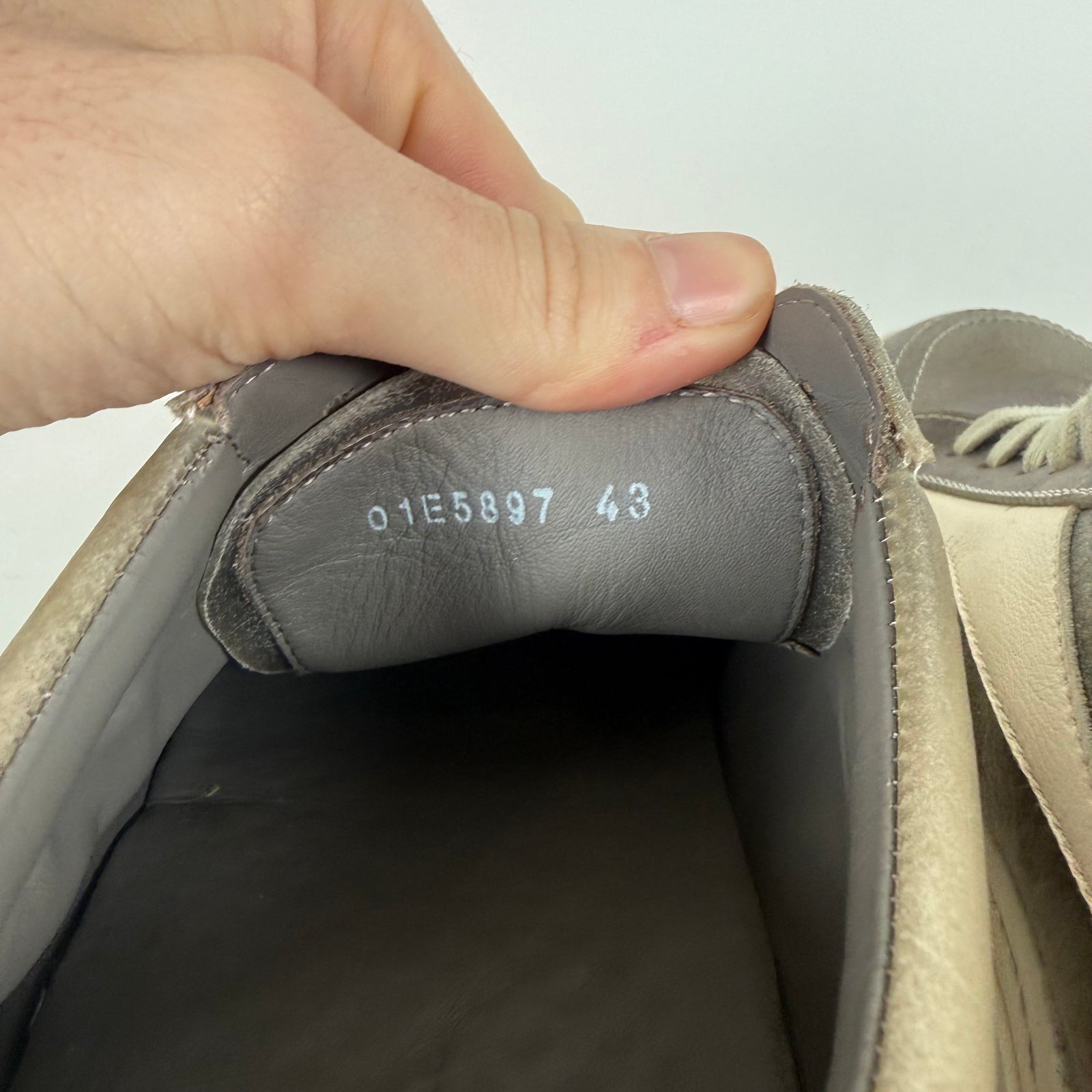 Rick Owens Porterville Dust Vintage Low Tops Size 43