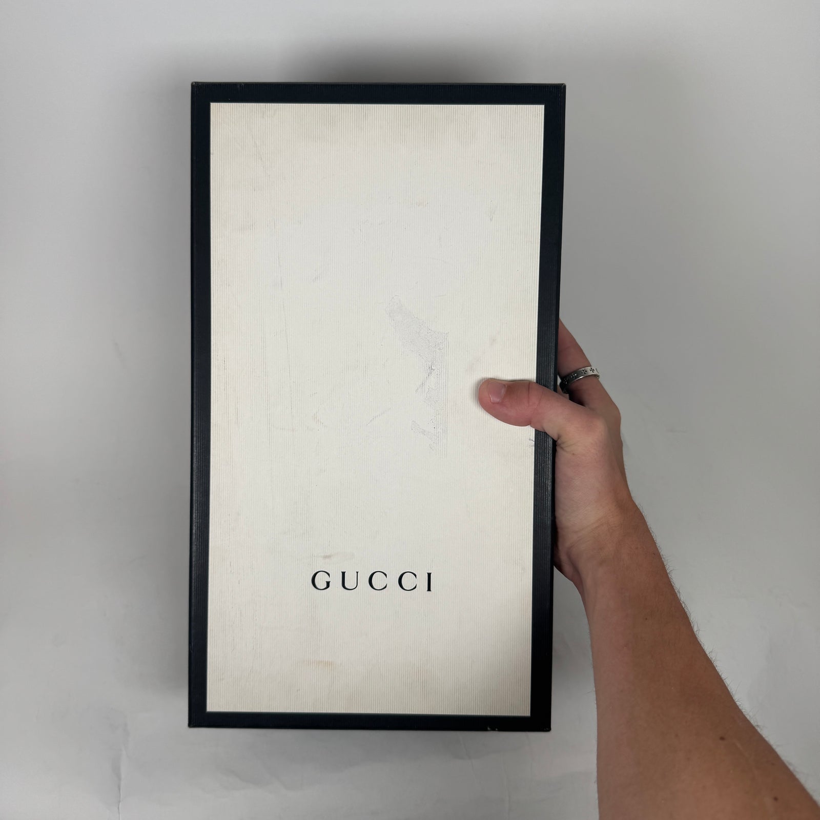 Gucci White Web Stripe Slides Size GG 9