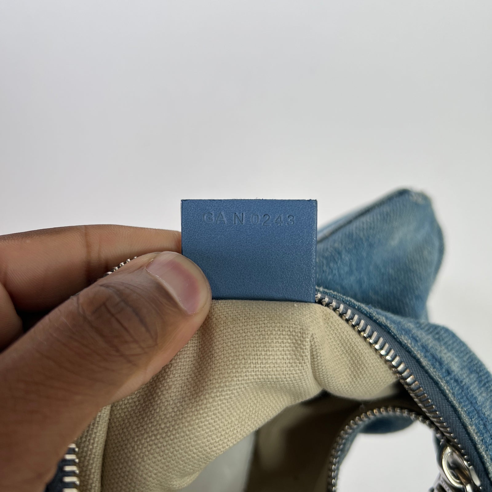 Givenchy Washed Denim Voyou Mini Shoulder Bag