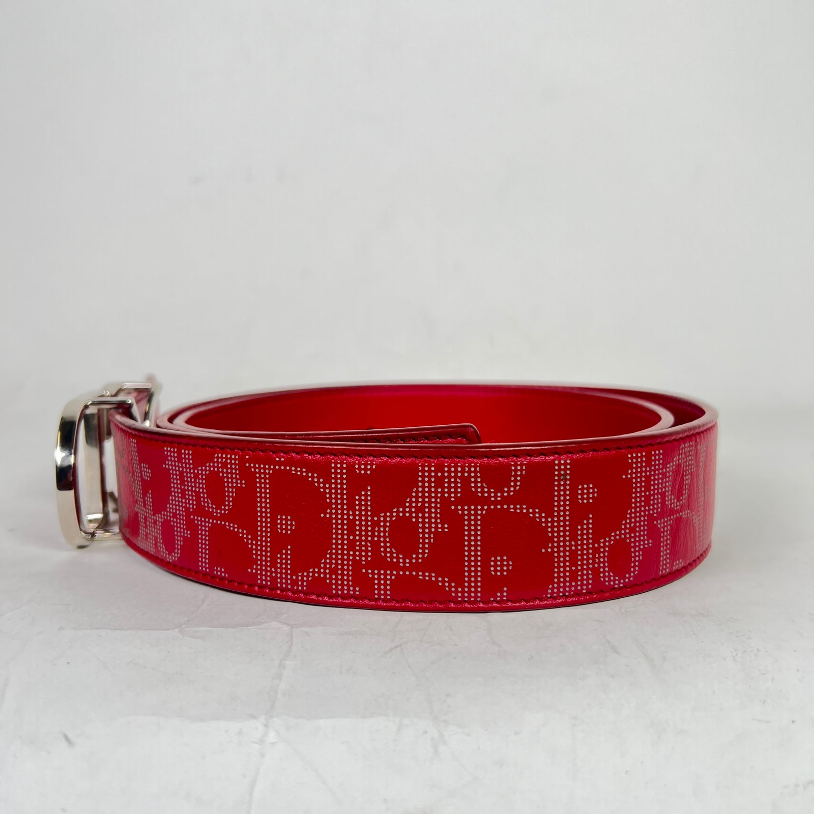 Dior CD Oblique Galaxy Reversible Belt