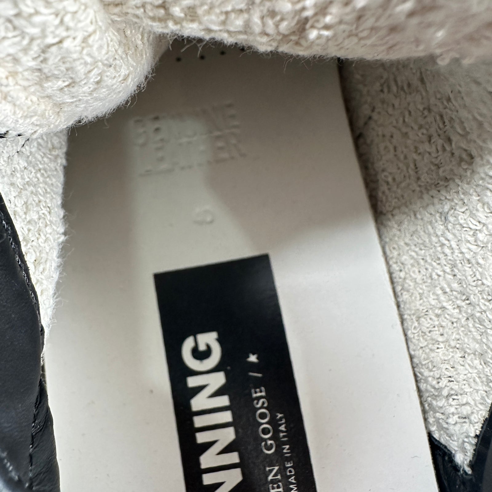 Golden Goose Black Runners Size 7