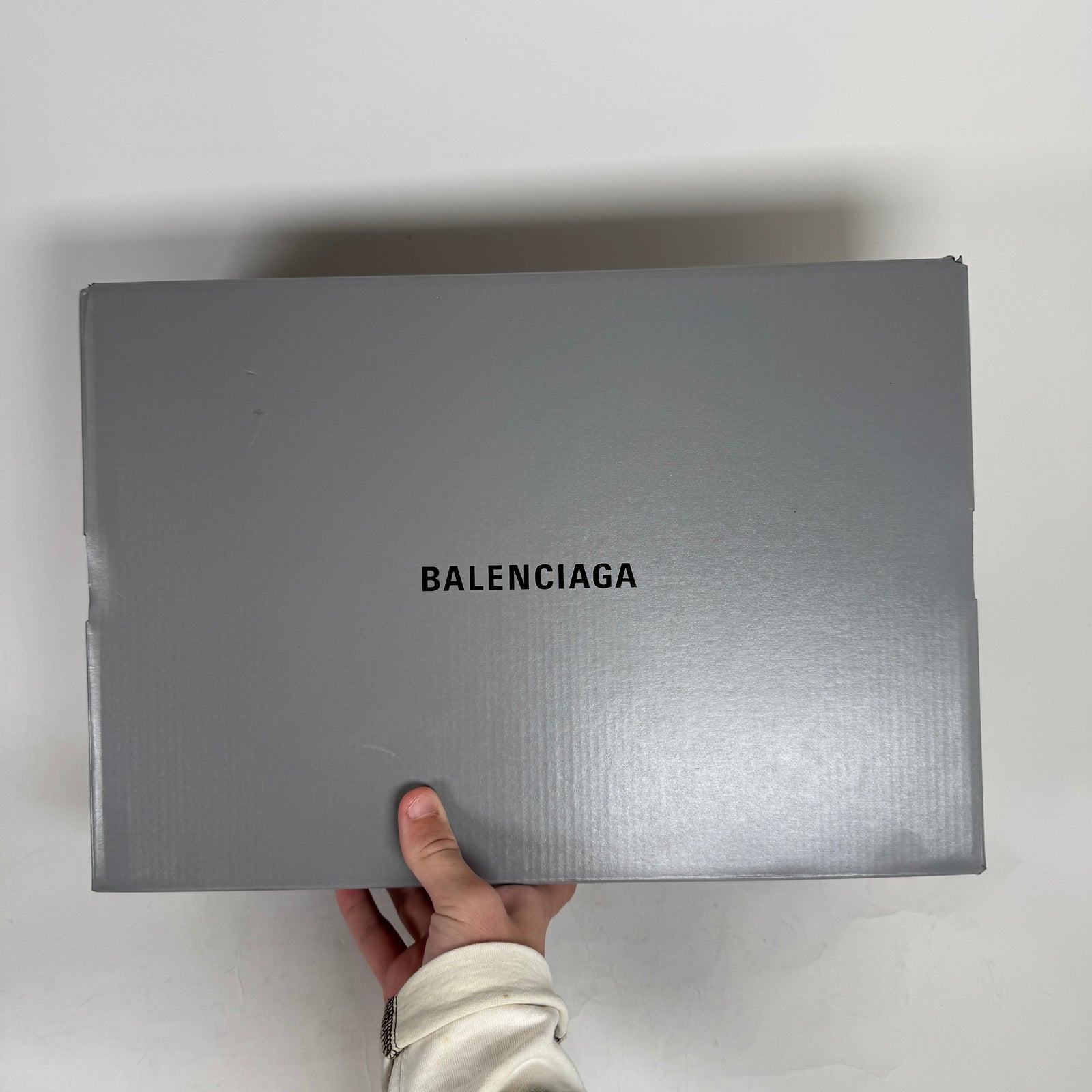 Balenciaga Grey/Yellow Runner Size 42