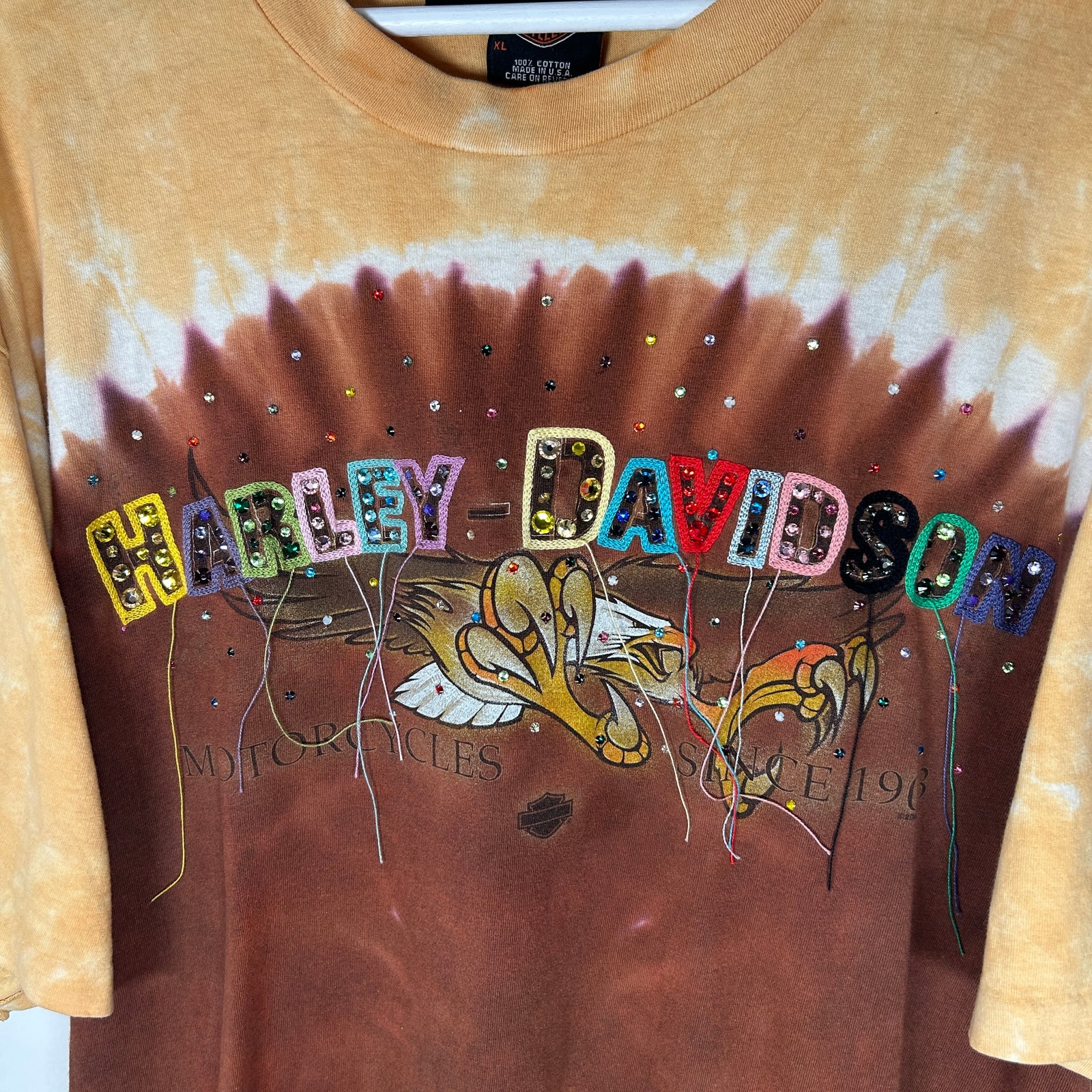Masato Kawajo Vintage 1/1 Harley Davidson T-Shirt Size XL