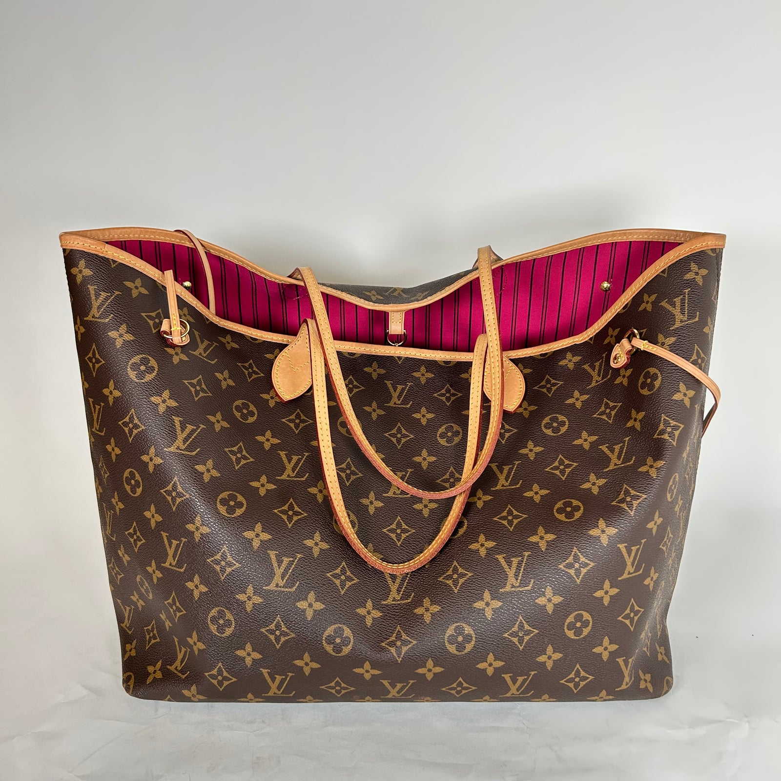 Louis Vuitton Monogram Neverfull GM Pivoine Tote Bag