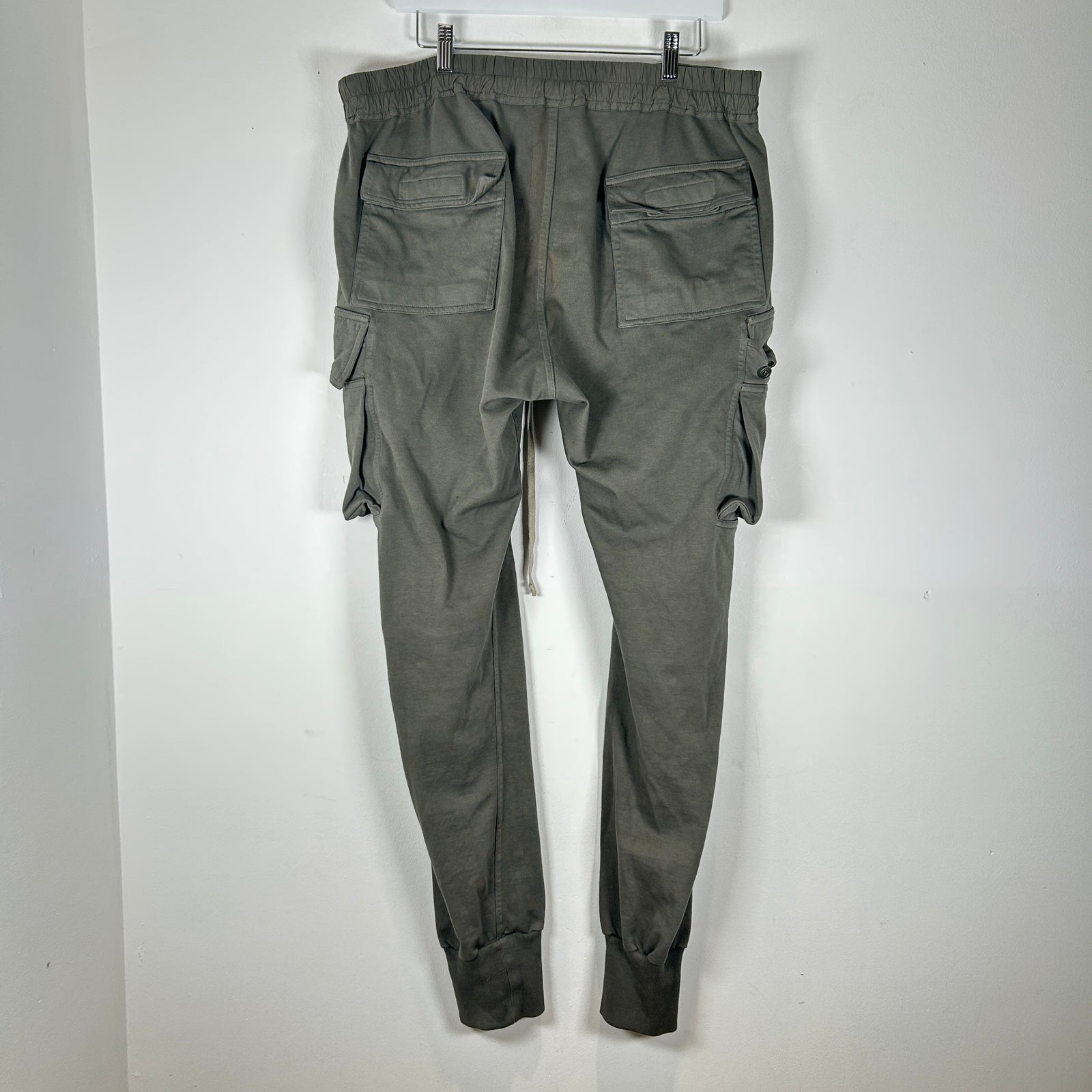 Rick Owens DRKSHDW Hustler Blue Mastodon Cargo Sweats Size XXL