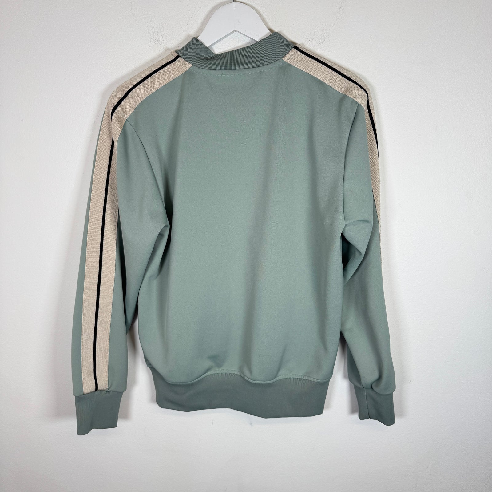 Palm Angels Greyish Blue Track Bomber Jacket Size M
