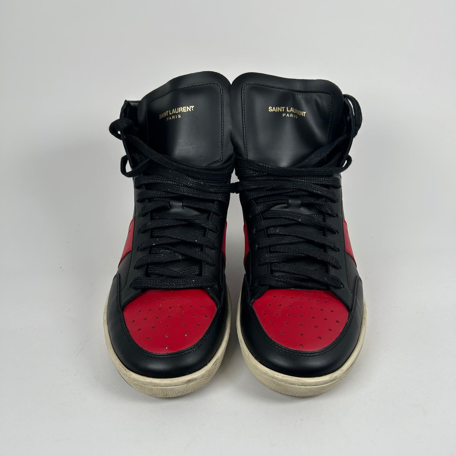 Saint Laurent SL/10H Court Bred High Tops Size 41