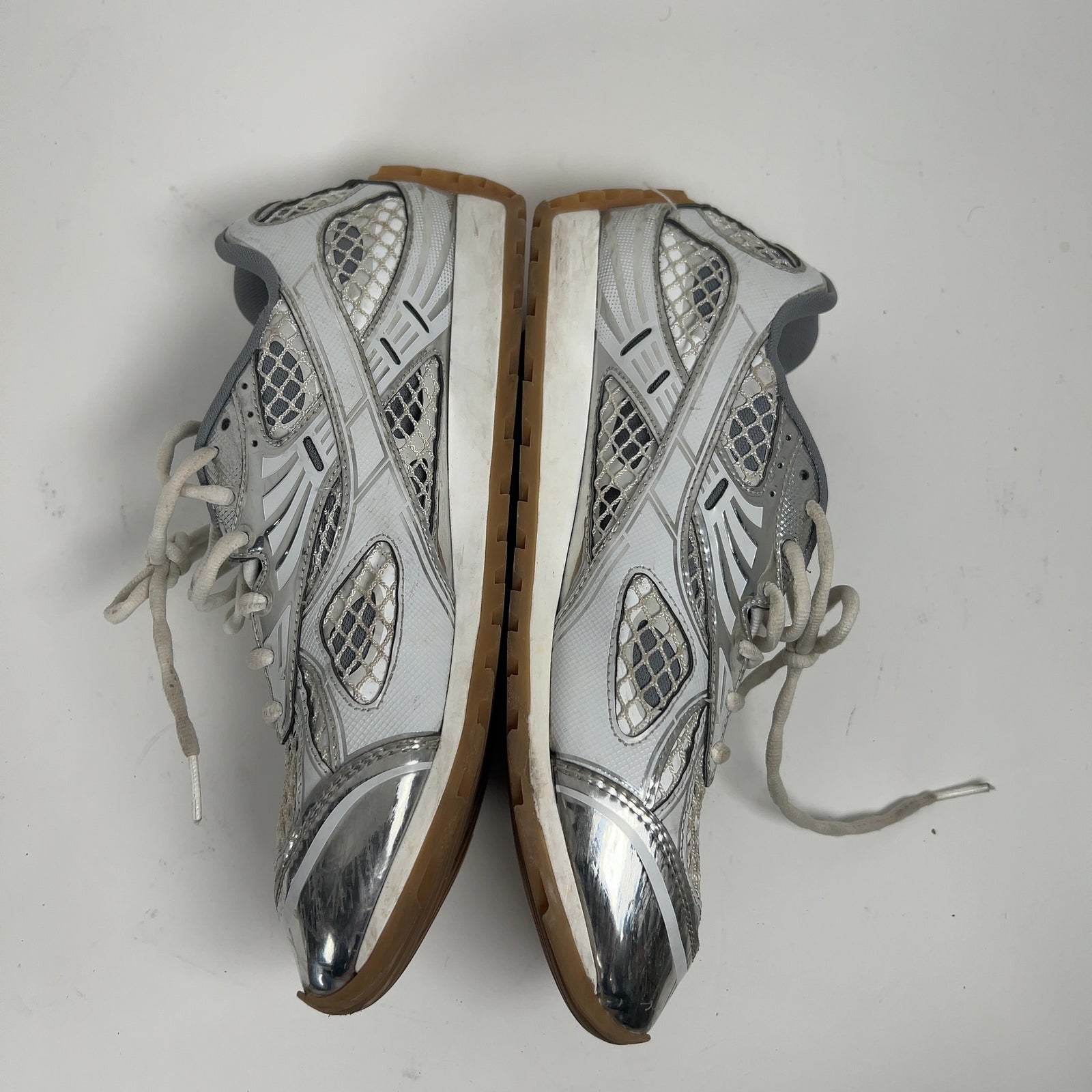 Bottega Veneta Silver Orbit Sneakers Size 42