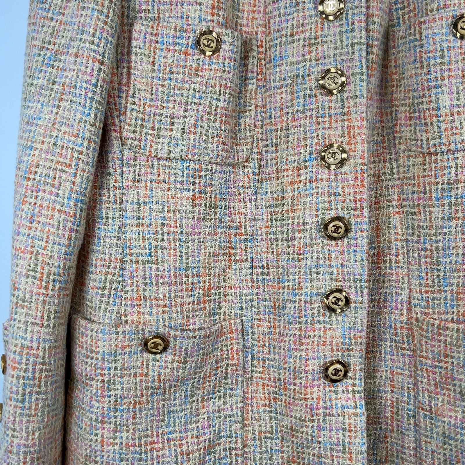 Chanel Cruise FW94 Easter Tweed Jacket Size S