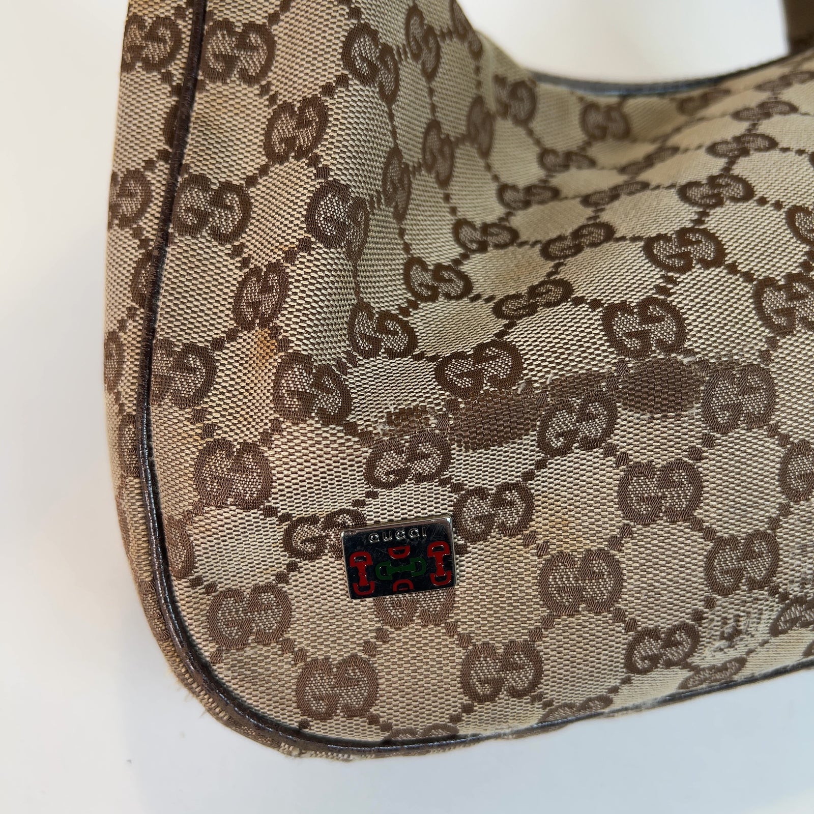 Gucci GG Supreme Canvas Hobo Bag