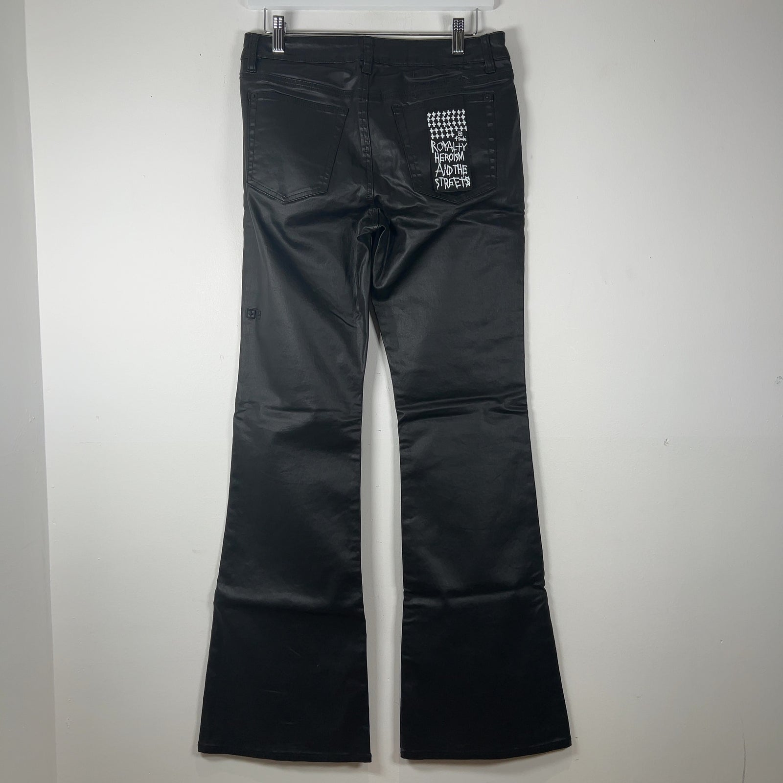Ksubi Waxed Flare Denim Jeans