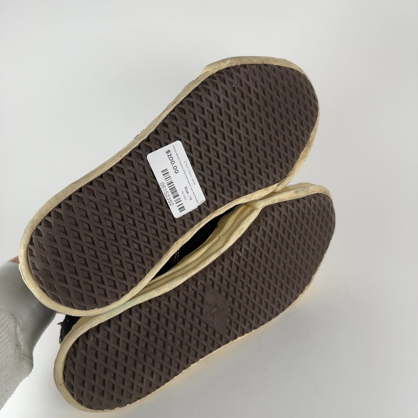Maison Mihara Yasuhiro Distressed Canvas Low Top Sneaker